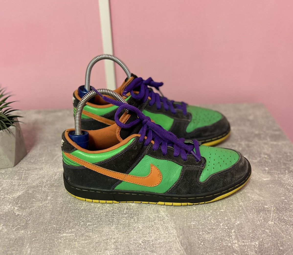 Nike Nike Dink Premium SB Low Green Spark Hoop Orange Halloween Size US 10.5 / EU 43-44 - 4 Thumbnail