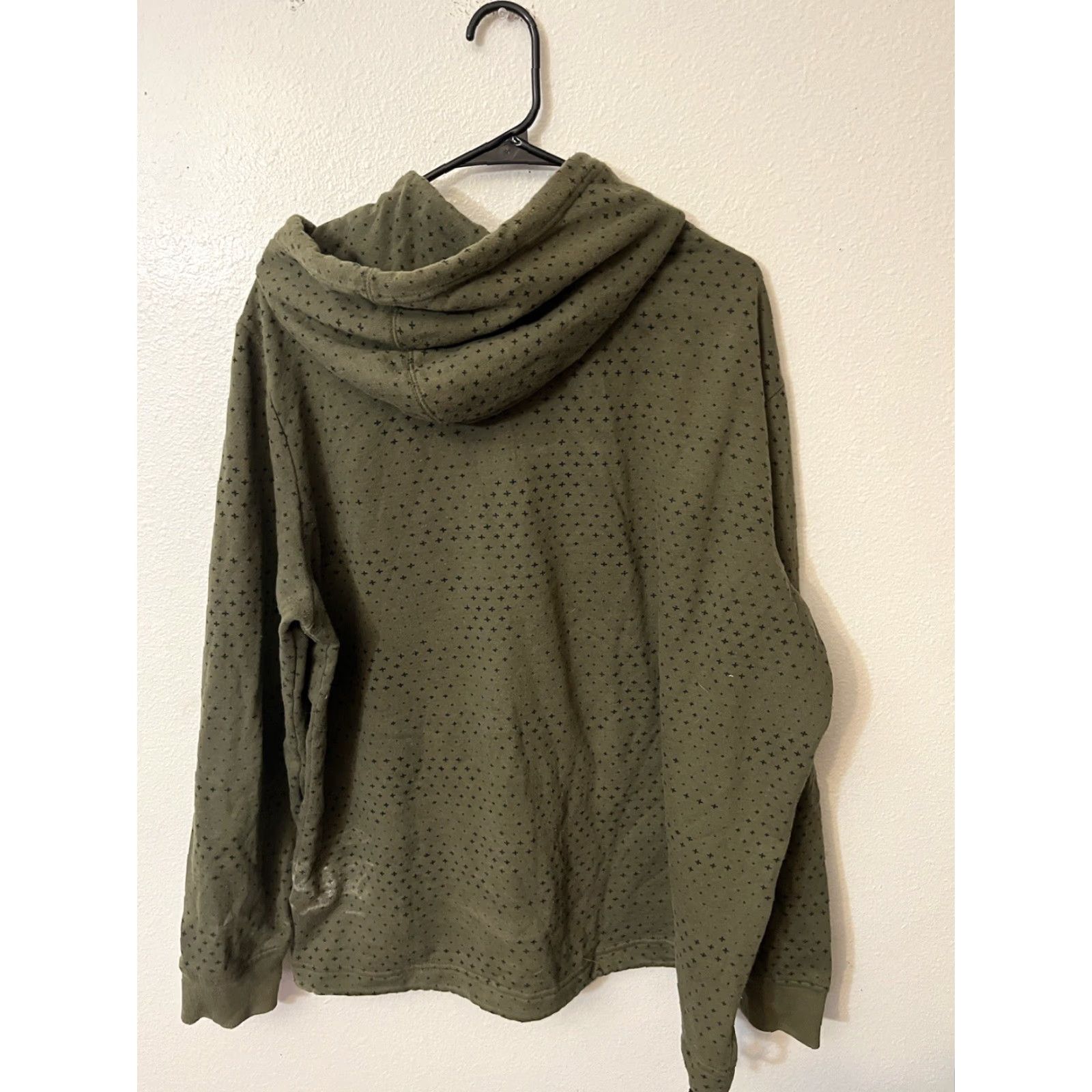 Express Express Hoodie Men’s - XL - Green/Black Pattern Pullover Hoodie/Express Shirt? Size US XL / EU 56 / 4 - 2 Thumbnail