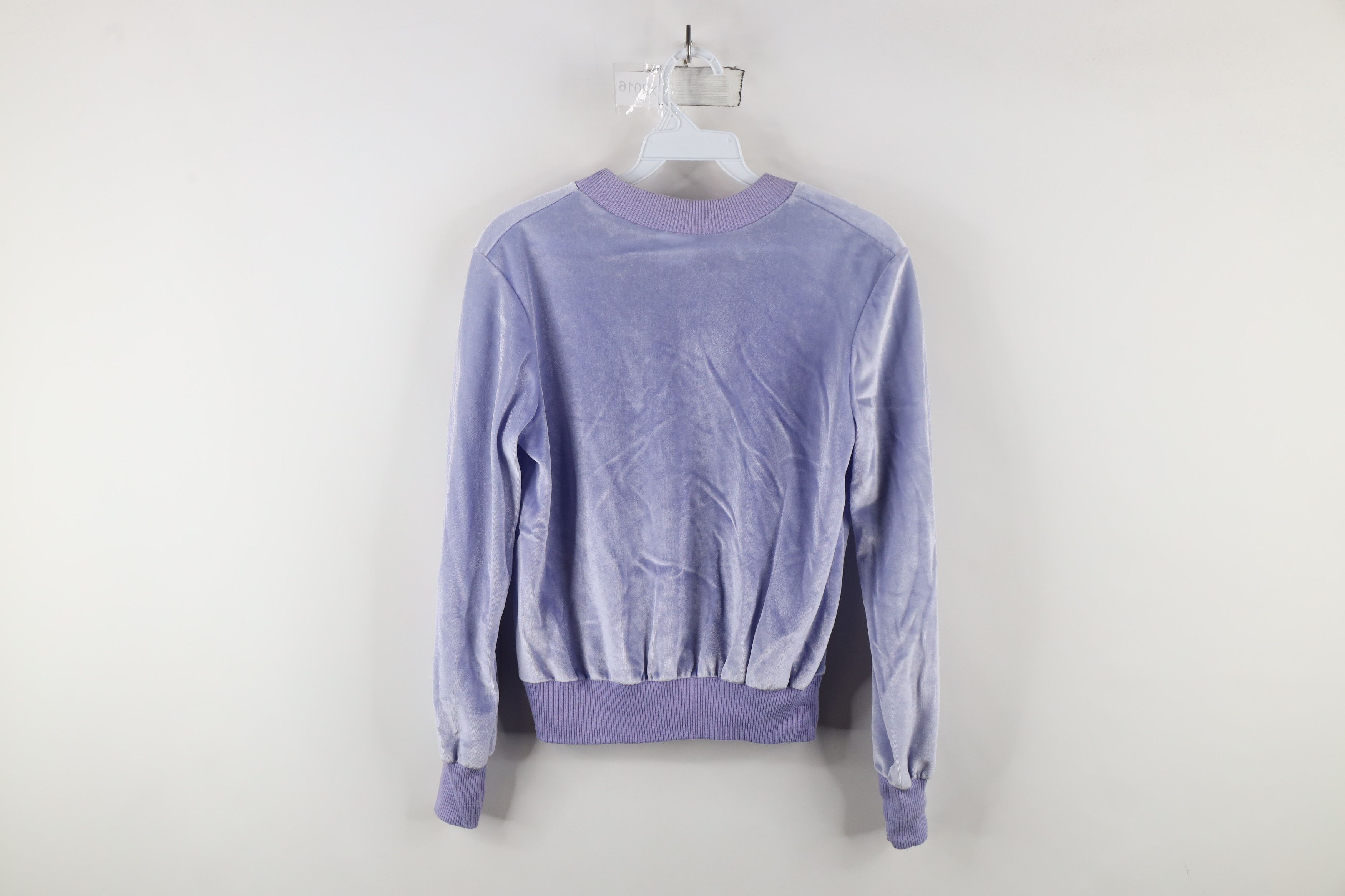 Vintage Vintage 80s 90s Streetwear Velour Crewneck Sweater USA Size L / US 10 / IT 46 - 8 Thumbnail