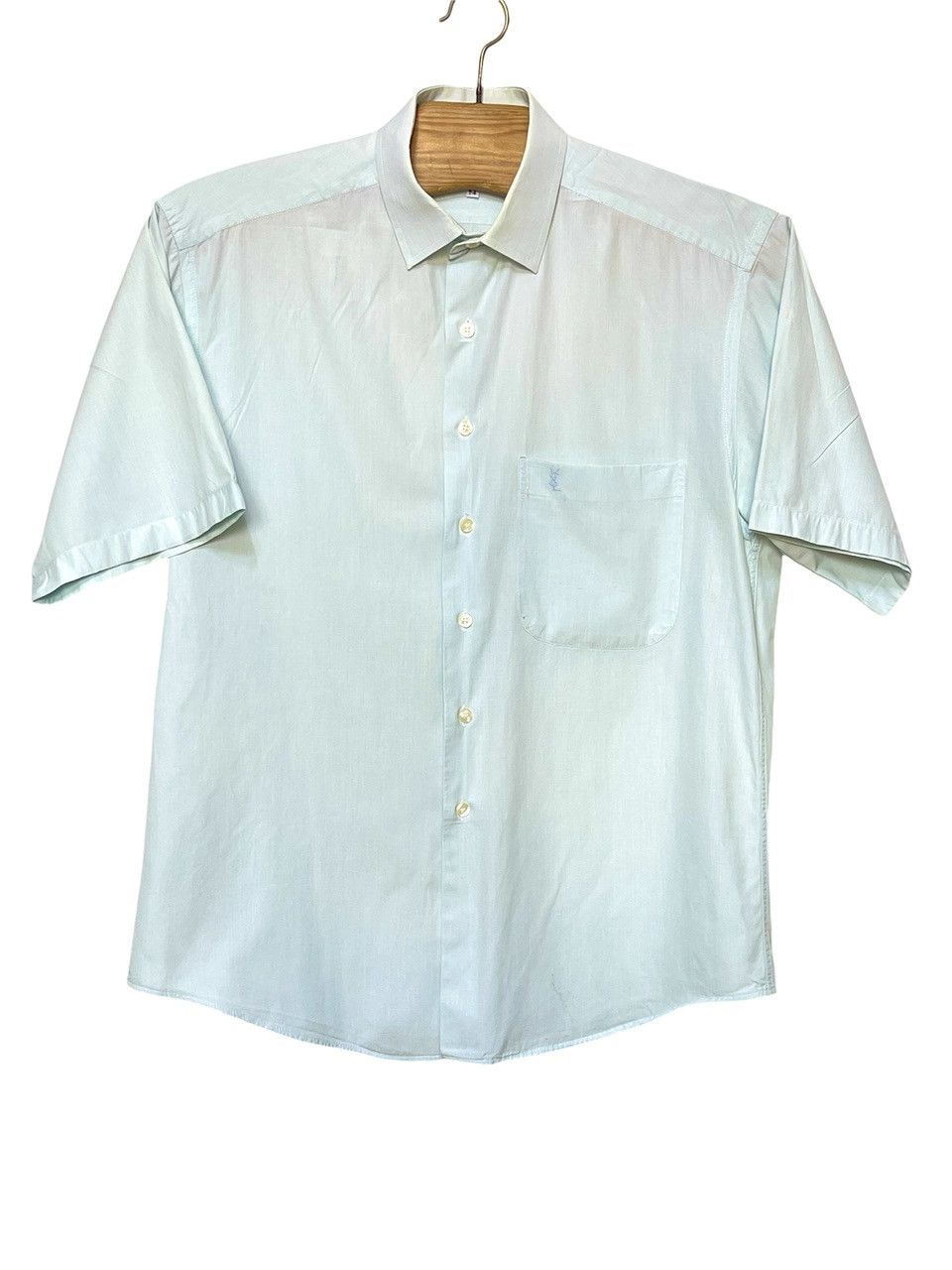 Yves Saint Laurent 🔥 tiffany blue YSL Yves Saint Laurent shirt size L Size US L / EU 52-54 / 3 - 1 Thumbnail