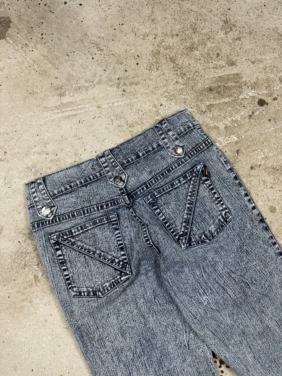 Hysteric Glamour ‼️ Vintage y2k Flared Sick Denim Pants Wide Legs Twisted Size US 28 / EU 44 - 6 Thumbnail
