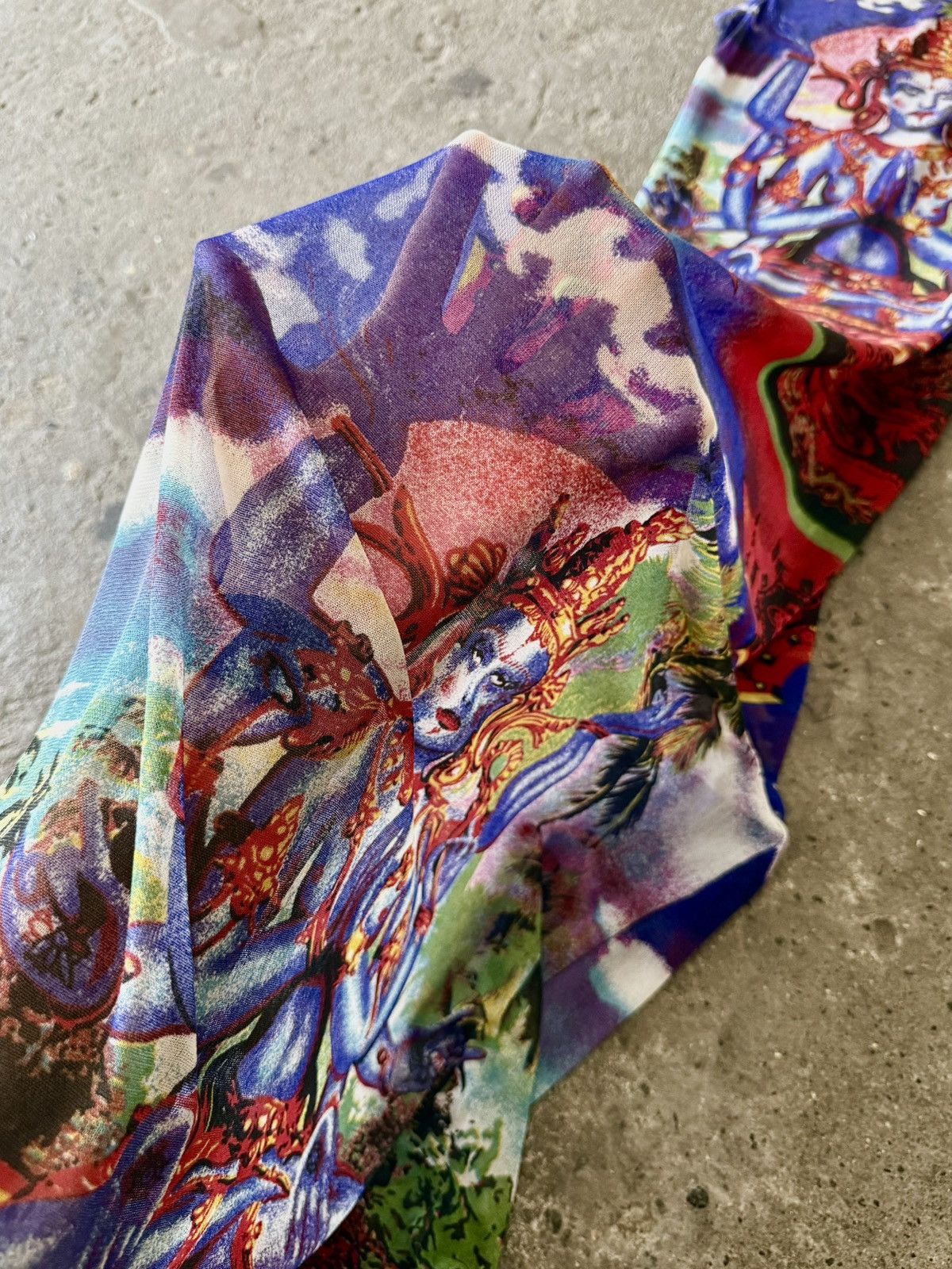Jean Paul Gaultier Jean Paul Gaultier - SS1997 - Hindu Shiva God - Maxi Dress Size S / US 4 / IT 40 - 19 Thumbnail