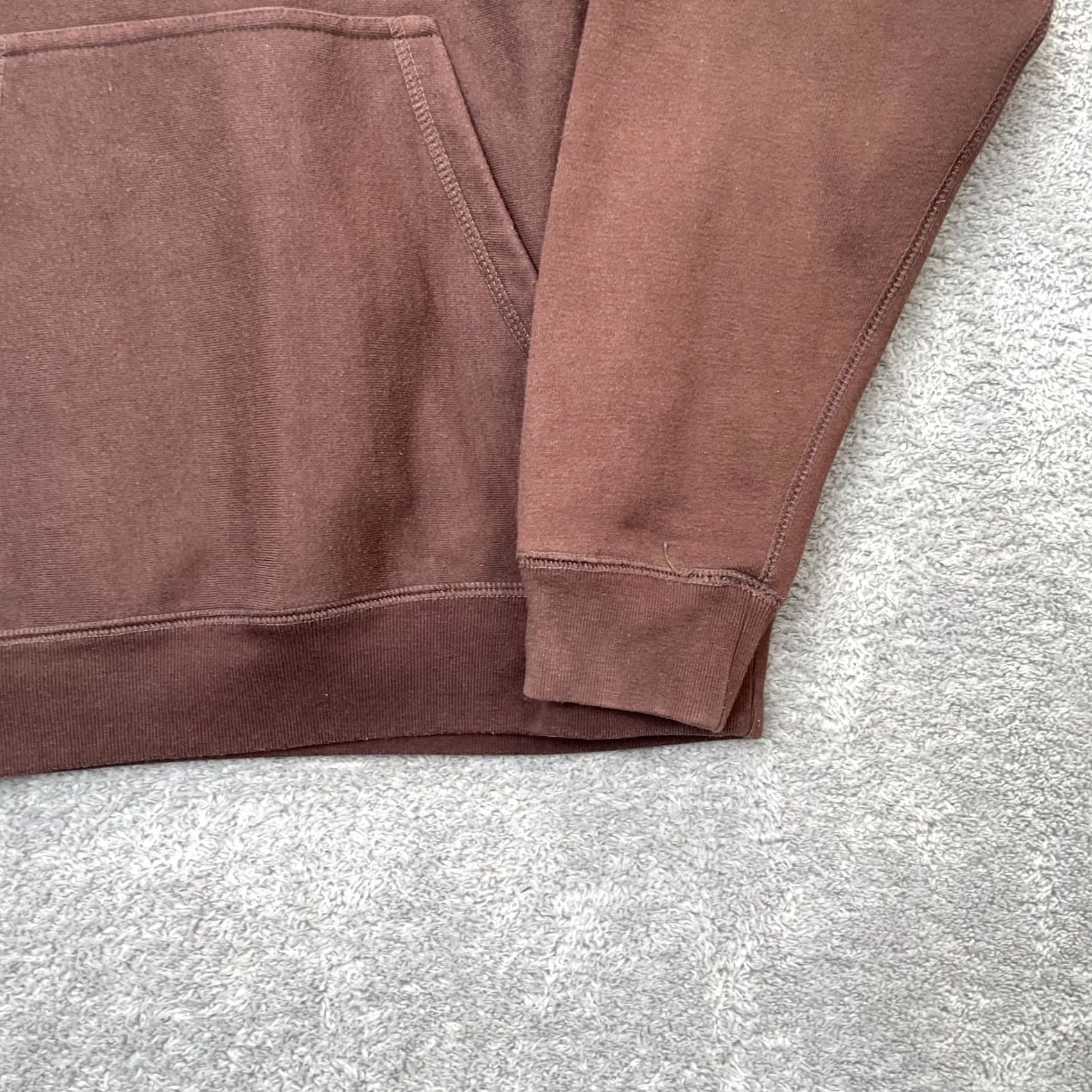 Palace VINTAGE Shoe Palace Hoodie Mens L Brown Pullover Hoodie with Hooded, Lined, Pockets, Drawstring, Crew Neck, City, Classic, Preppy Size US L / EU 52-54 / 3 - 7 Thumbnail