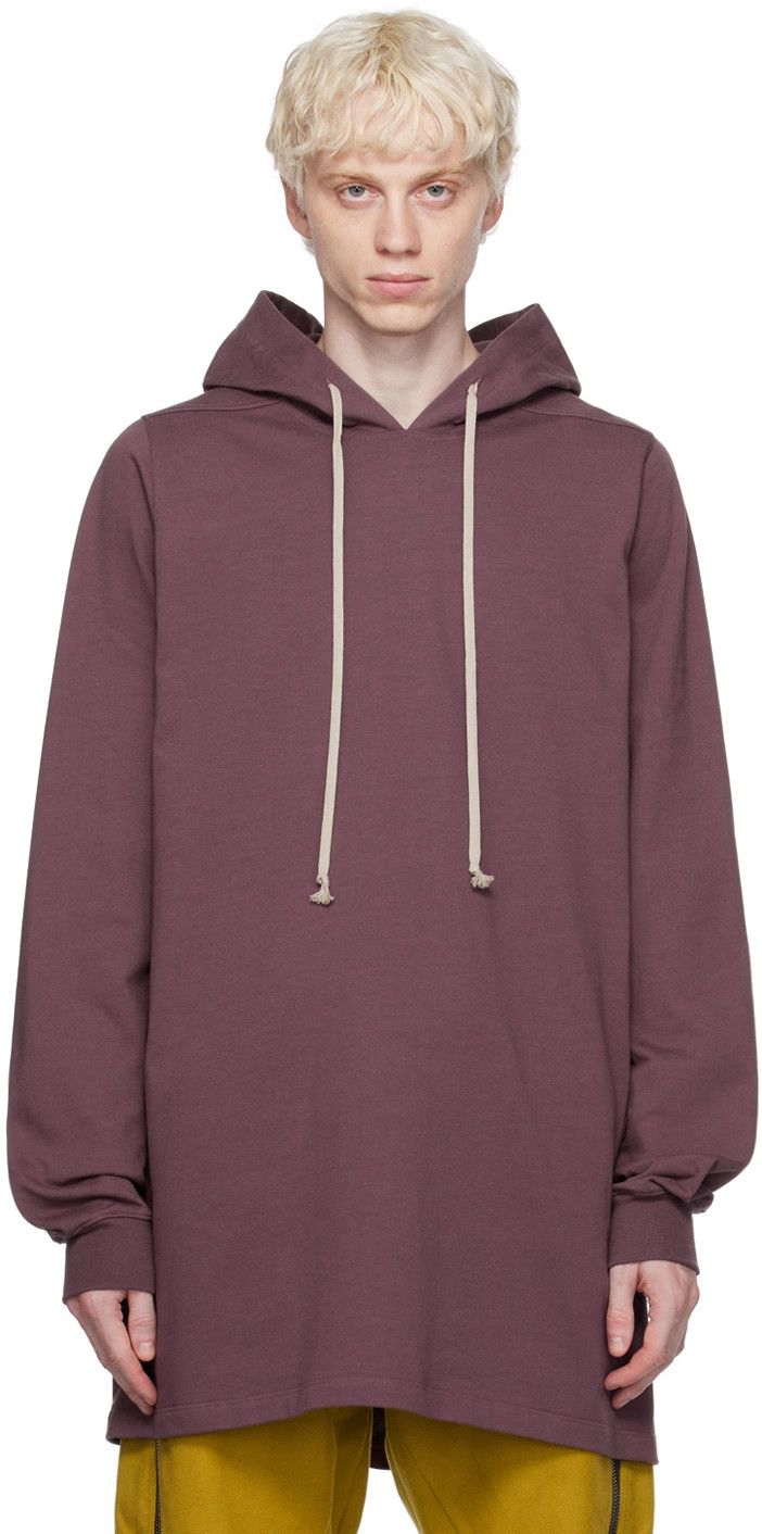 Rick Owens o1y0325 Hoodie in Burgundy Size US S / EU 44-46 / 1 - 1 Thumbnail