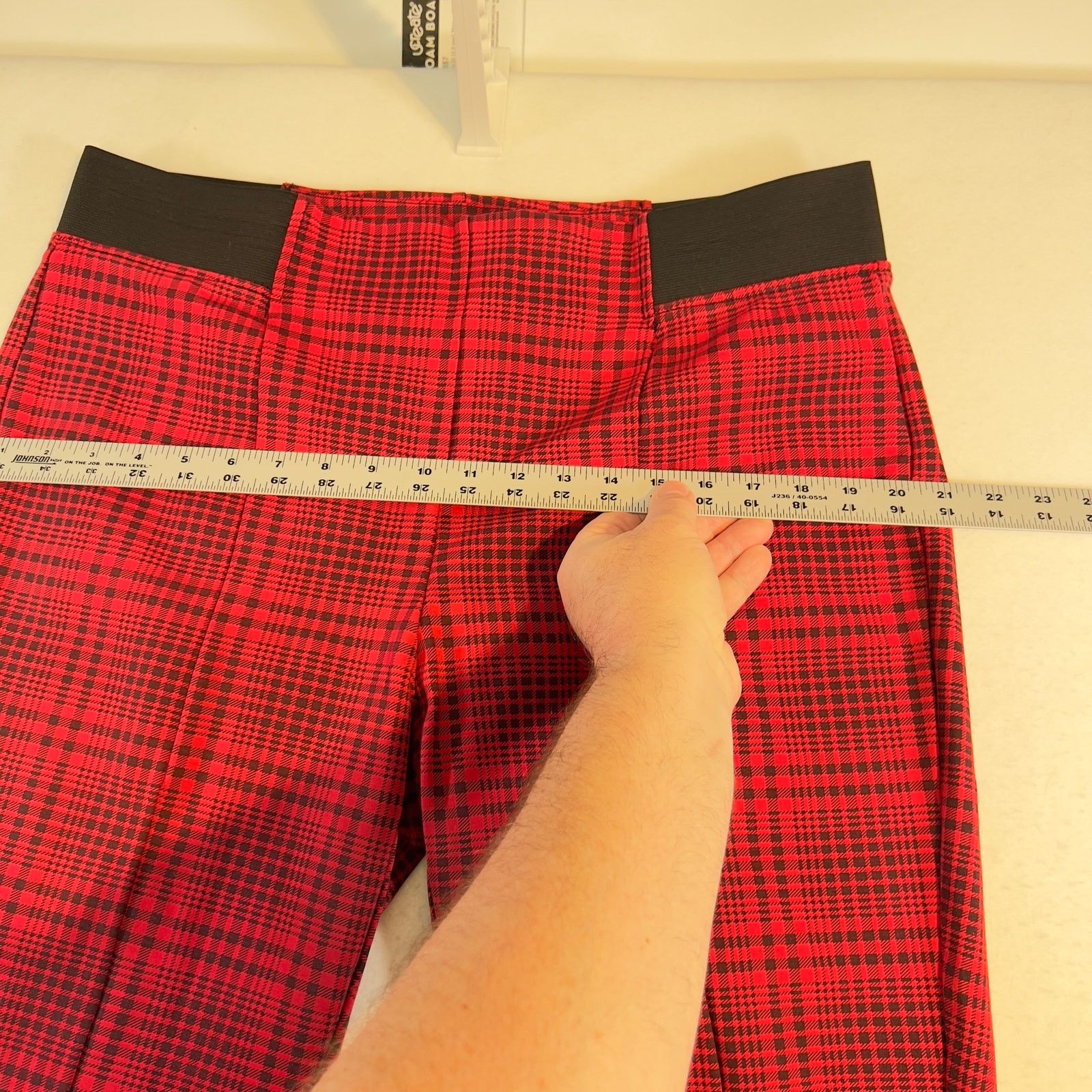 Other Terra & Sky Stretch Pullon Pant Ankle Woman's 1X Red Black Size 36" / US 14 / IT 50 - 5 Thumbnail