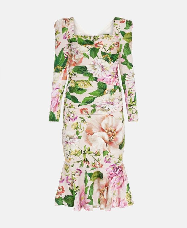 Dolce & Gabbana Midi dress Size XL / US 12-14 / IT 48-50 - 1 Thumbnail