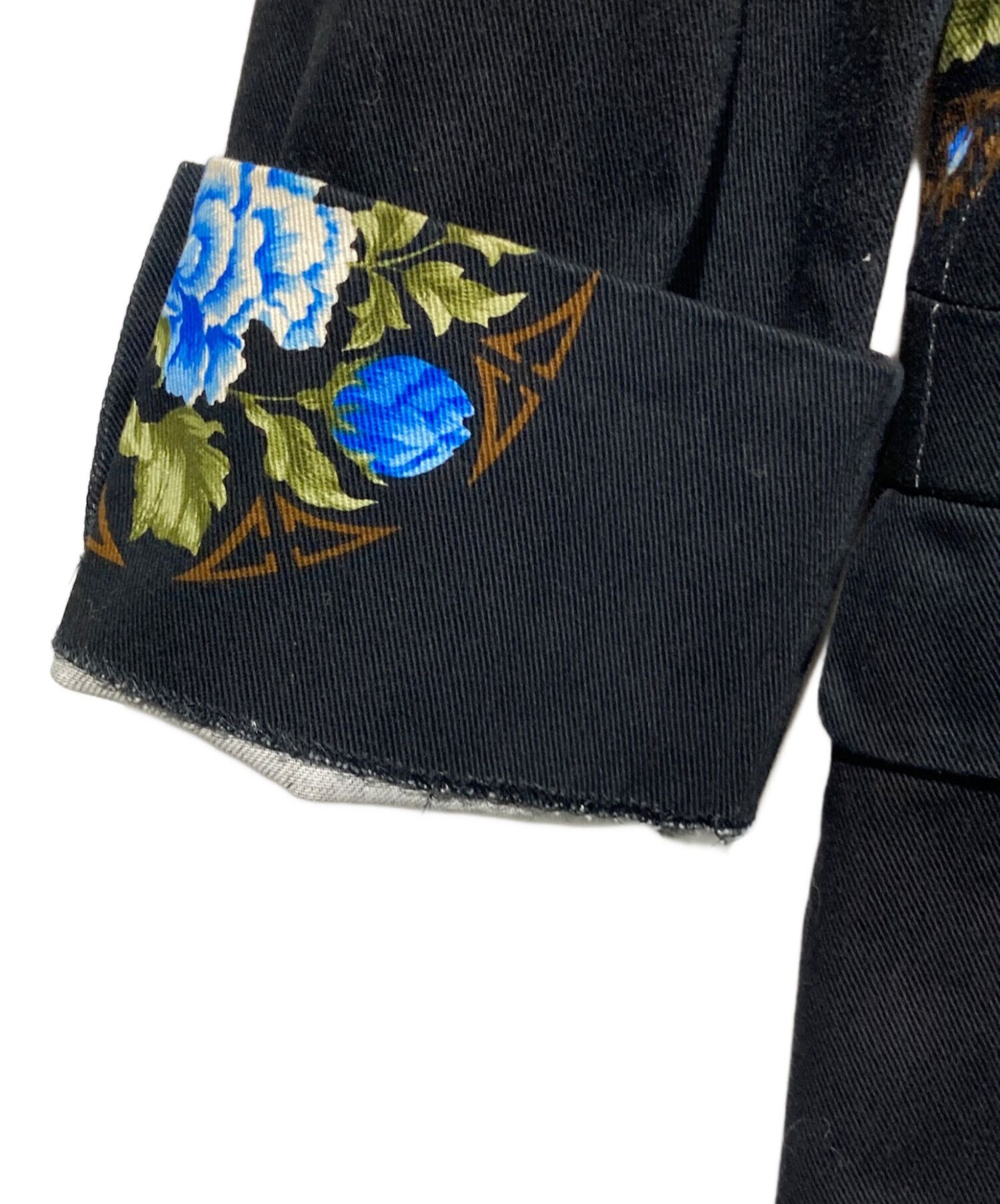 Yohji Yamamoto Yohji Yamamoto pour homme 96SS Floral Print Tailored Jacket Size US M / EU 48-50 / 2 - 4 Thumbnail