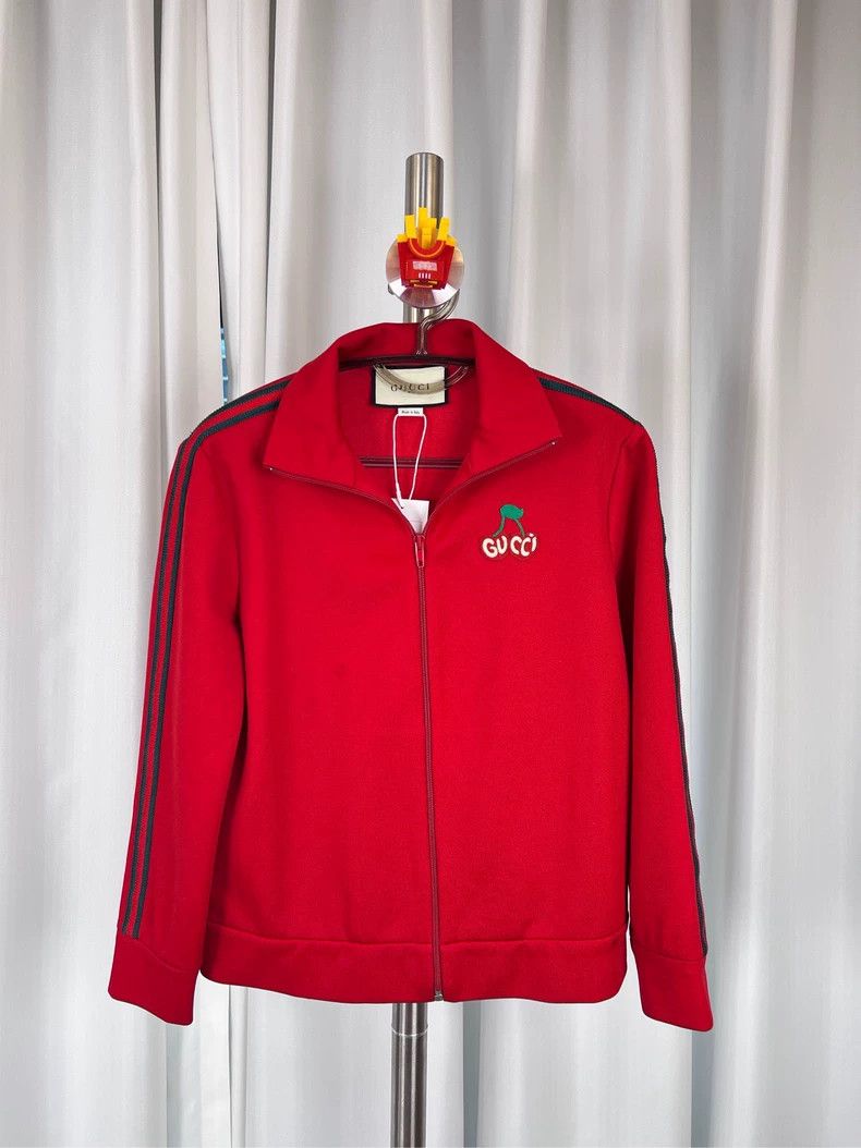 Gucci Gucci Cherry embroidered red jacket 2504-Nextarrow Size US S / EU 44-46 / 1 - 1 Thumbnail