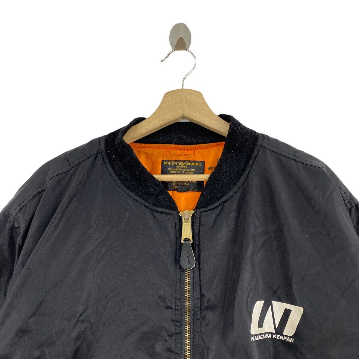 Japanese Brand IT PLAIN Nakazawa Kenpan Japanese Brand Plain Black Bomber Size US L / EU 52-54 / 3 - 2 Thumbnail