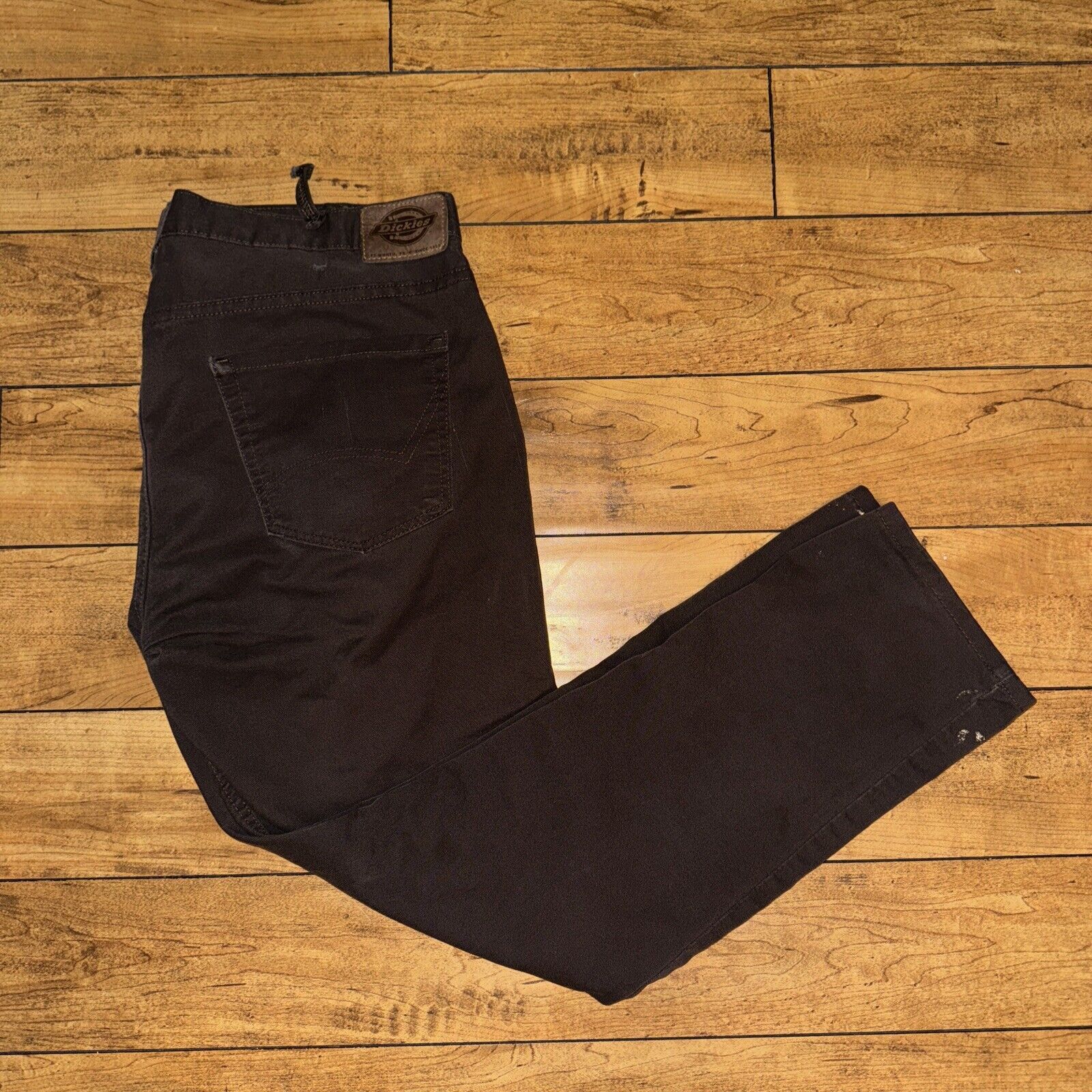 Dickies × Japanese Brand × Vintage Dickies Slim Chino Pants Brown 36x31 Measured Size US 36 / EU 52 - 1 Thumbnail