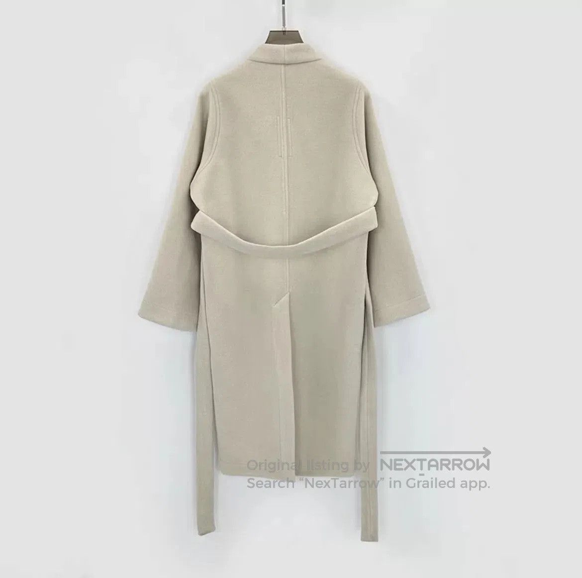 Rick Owens Rick Owens Dark Avant-Garde Wool Coat. Size S / US 4 / IT 40 - 5 Thumbnail