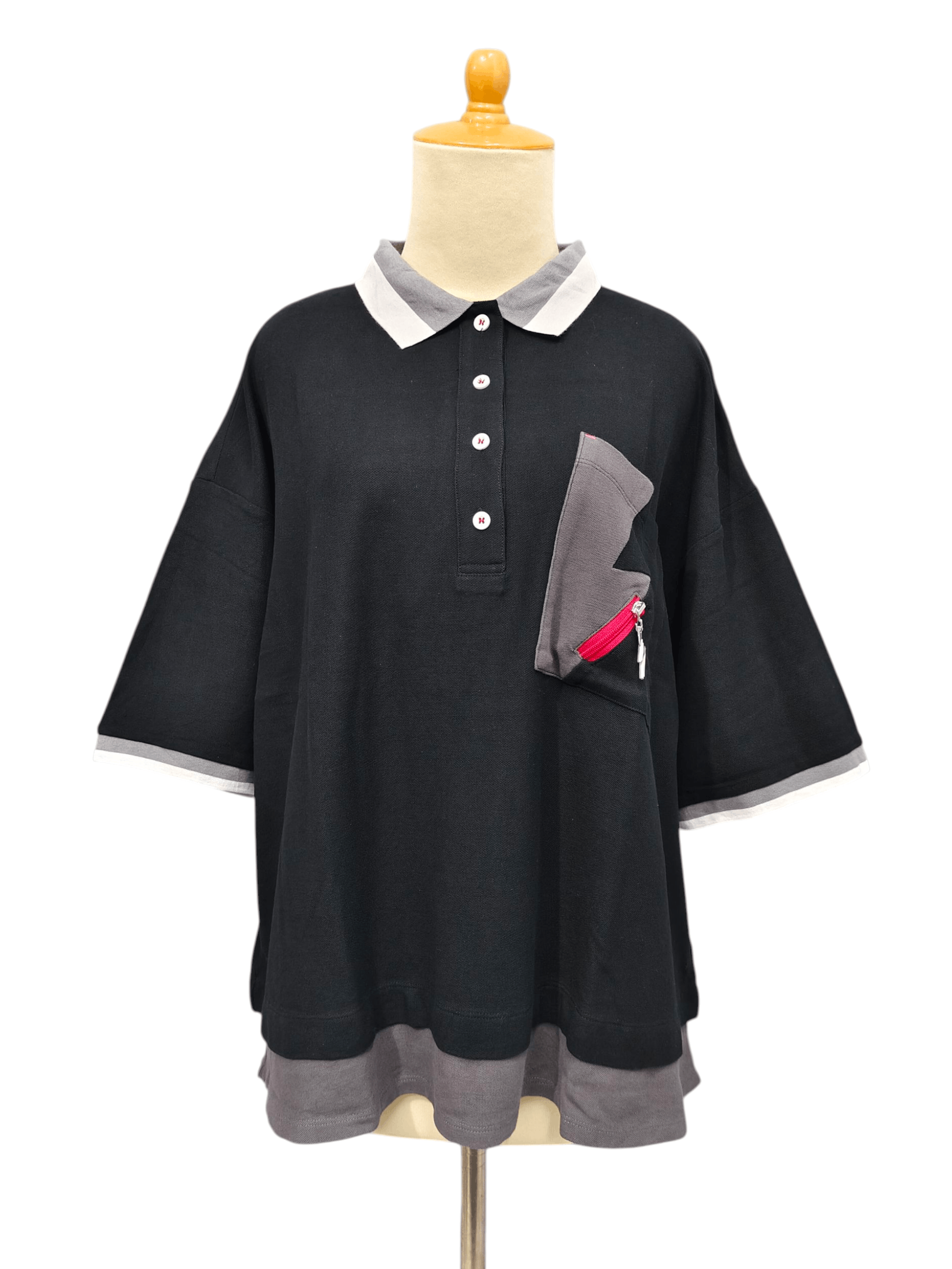 Kansai Yamamoto 🇯🇵 Super Lady by Kansai Yamamoto Cropped Polos Size XL / US 12-14 / IT 48-50 - 1 Thumbnail