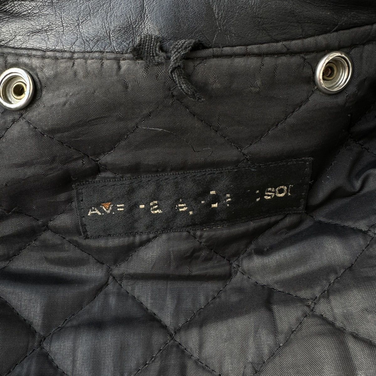 Leather Trashed 80s Moto Biker Rider jacket Vanson ERD Perfecto Size US L / EU 52-54 / 3 - 16 Thumbnail