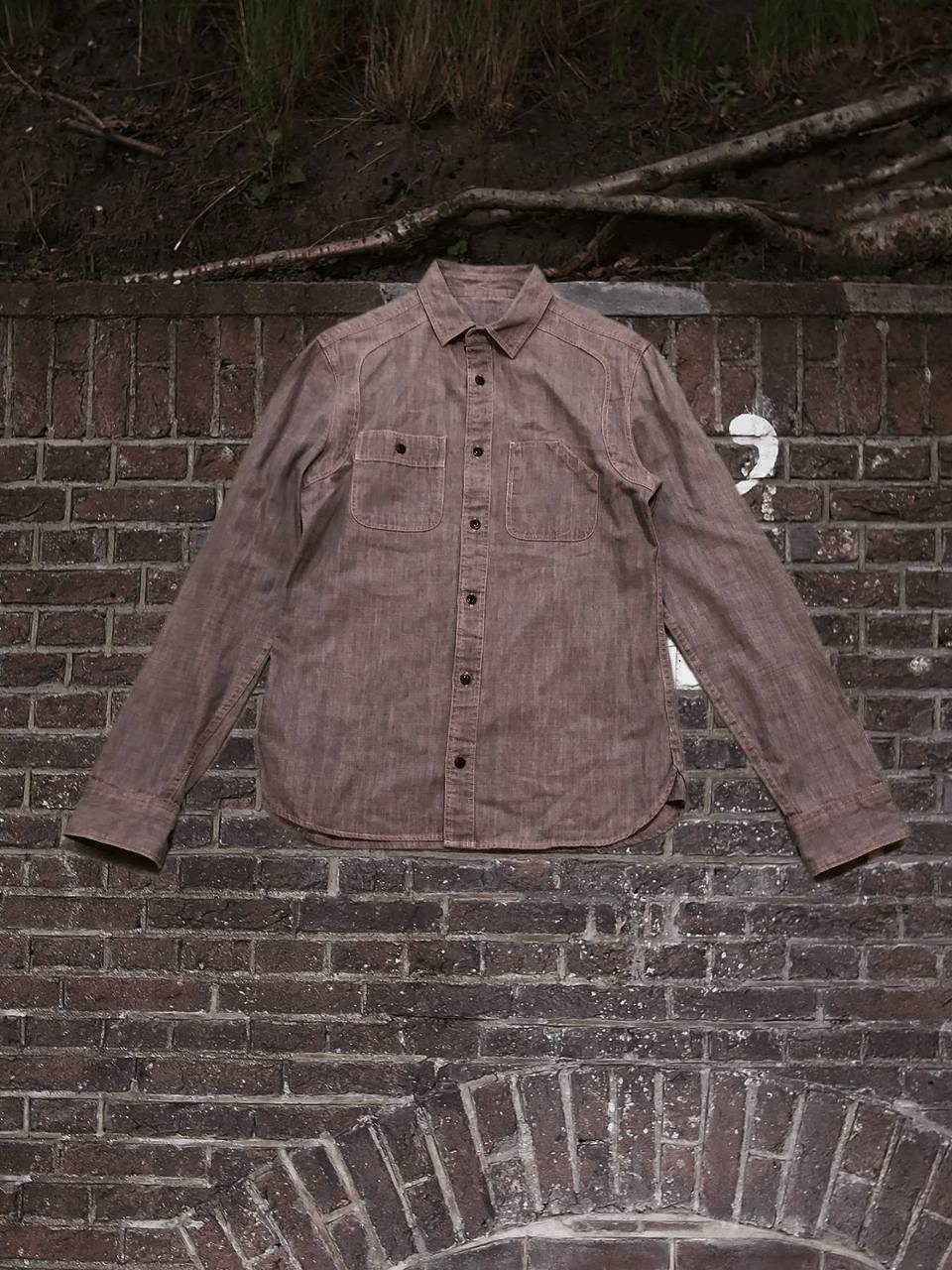 Allsaints Vintage denim Shirt Y2K Allsaints size S streetwear Size US S / EU 44-46 / 1 - 1 Thumbnail