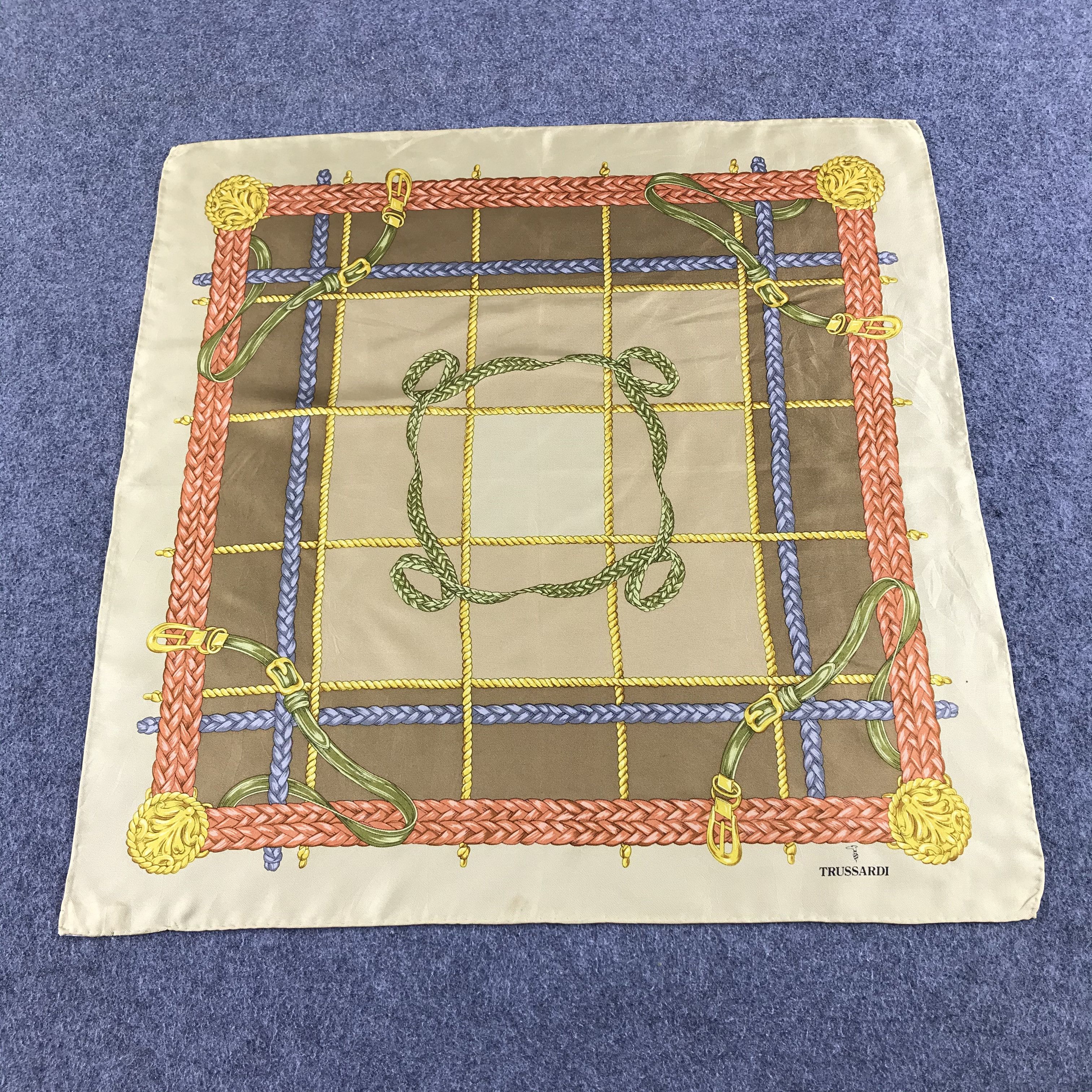Trussardi Trussardi Silk Scarf M70 Size ONE SIZE - 2 Thumbnail