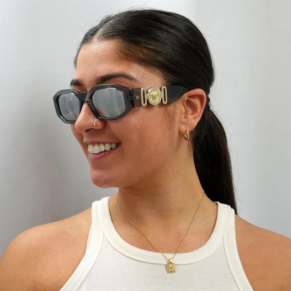 Versace NEW VERSACE VE4361-311/6G Size ONE SIZE - 4 Thumbnail