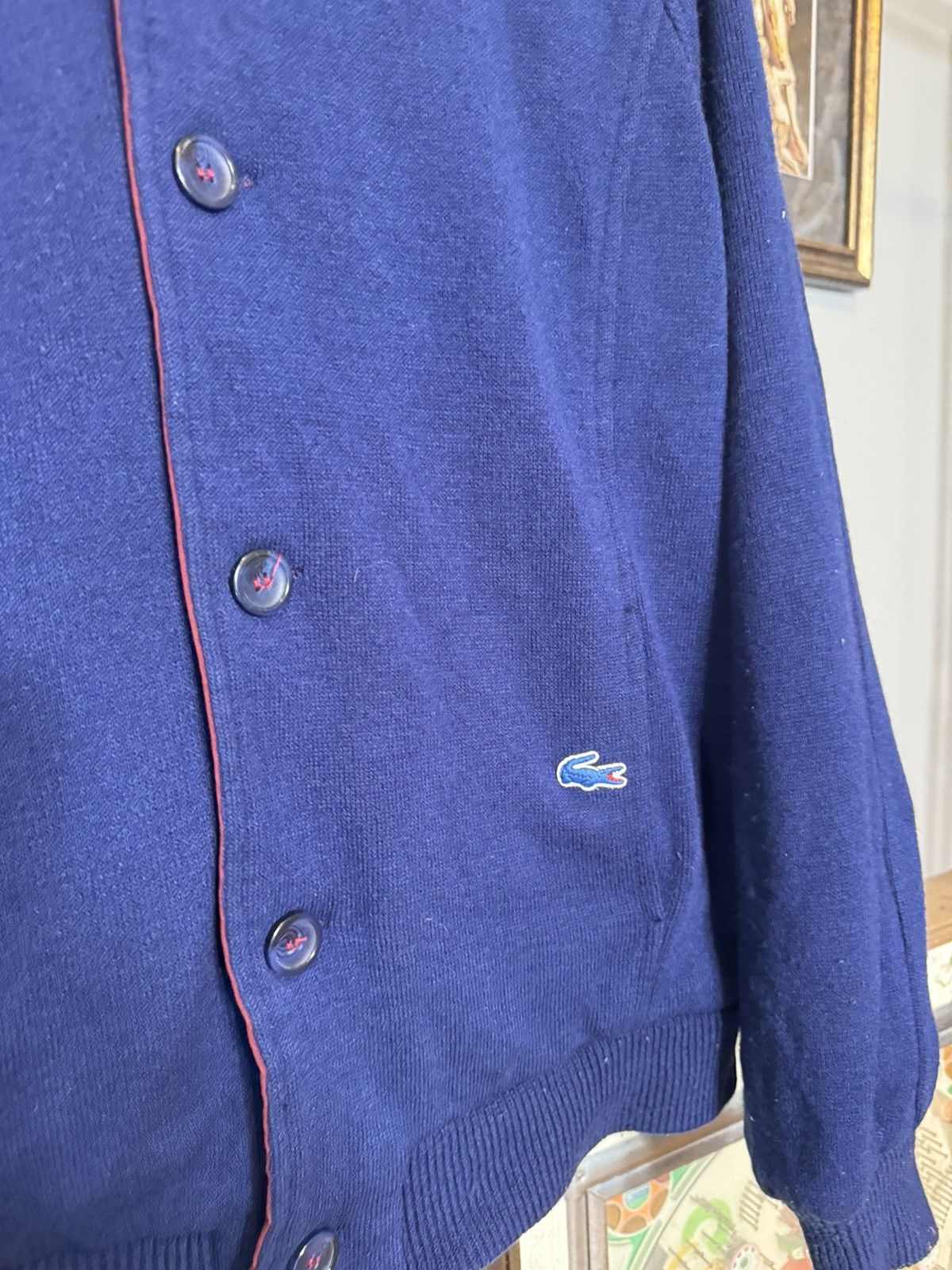 Lacoste × Vintage Vintage Lacoste Reversible Bomber Jacket Size US L / EU 52-54 / 3 - 9 Thumbnail