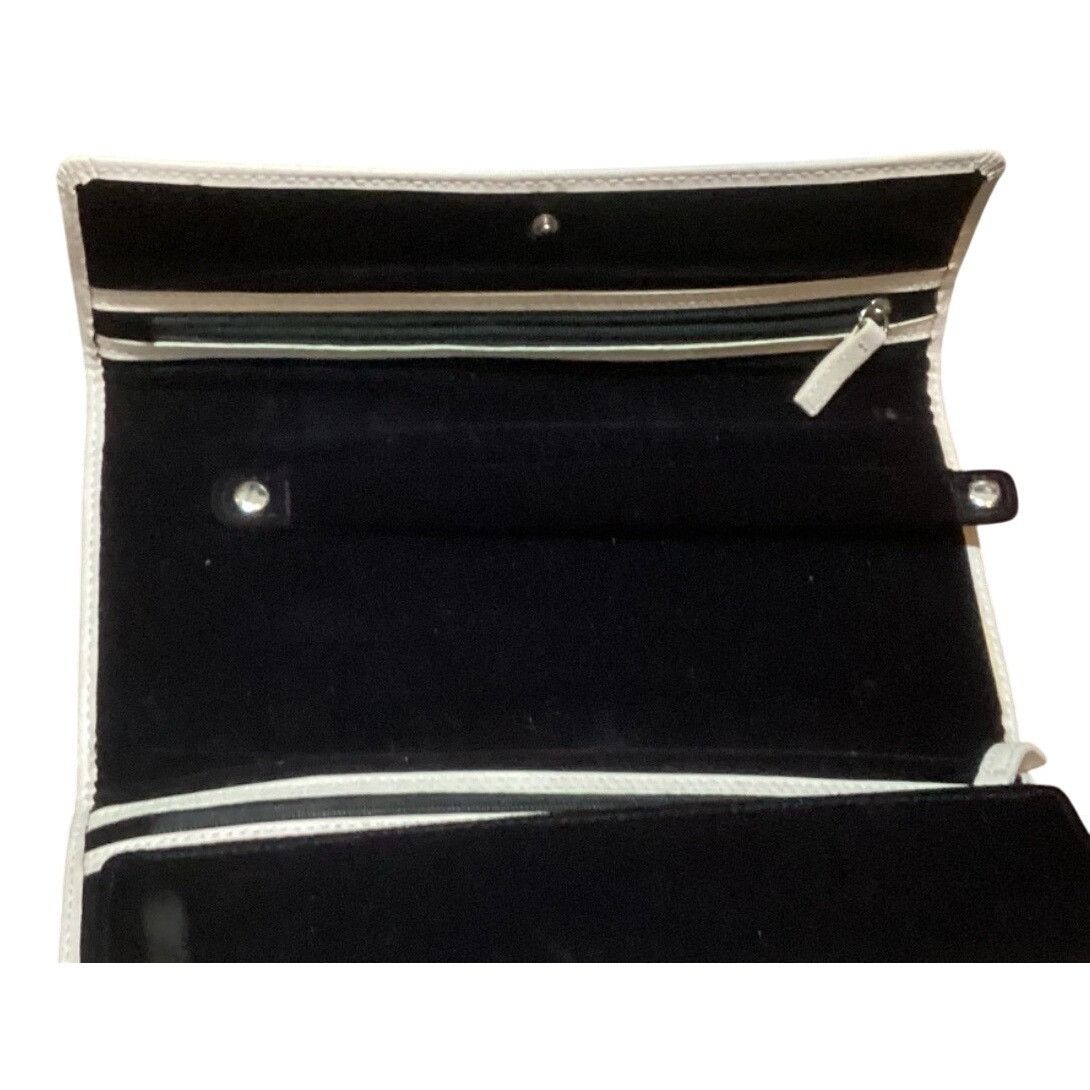 pandora Pandora Beige Jewelry Travel Case-Clutch Leather 10"x4.5"x1" Size ONE SIZE - 8 Thumbnail