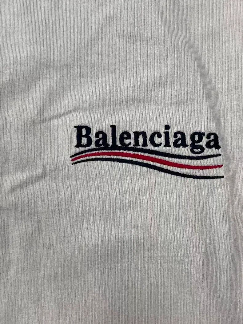 Balenciaga Balenciaga Letter logo printed round neck short-sleeve T-s Size US XXS / EU 40 - 3 Thumbnail