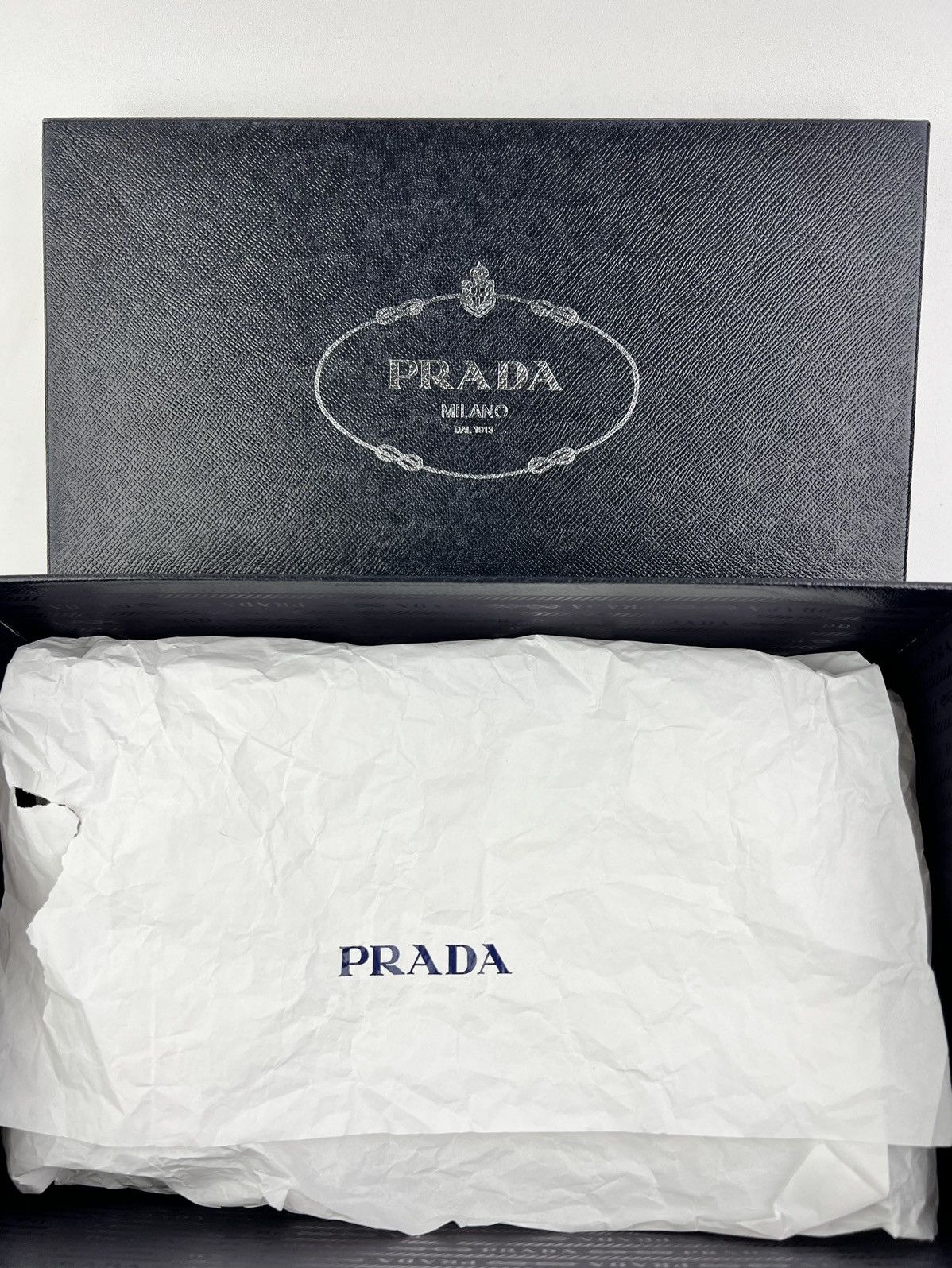 Prada PRADA Loafers Leather Saffiano Drivers Moccasins Shoes Logo Size US 9.5 / EU 42-43 - 24 Thumbnail