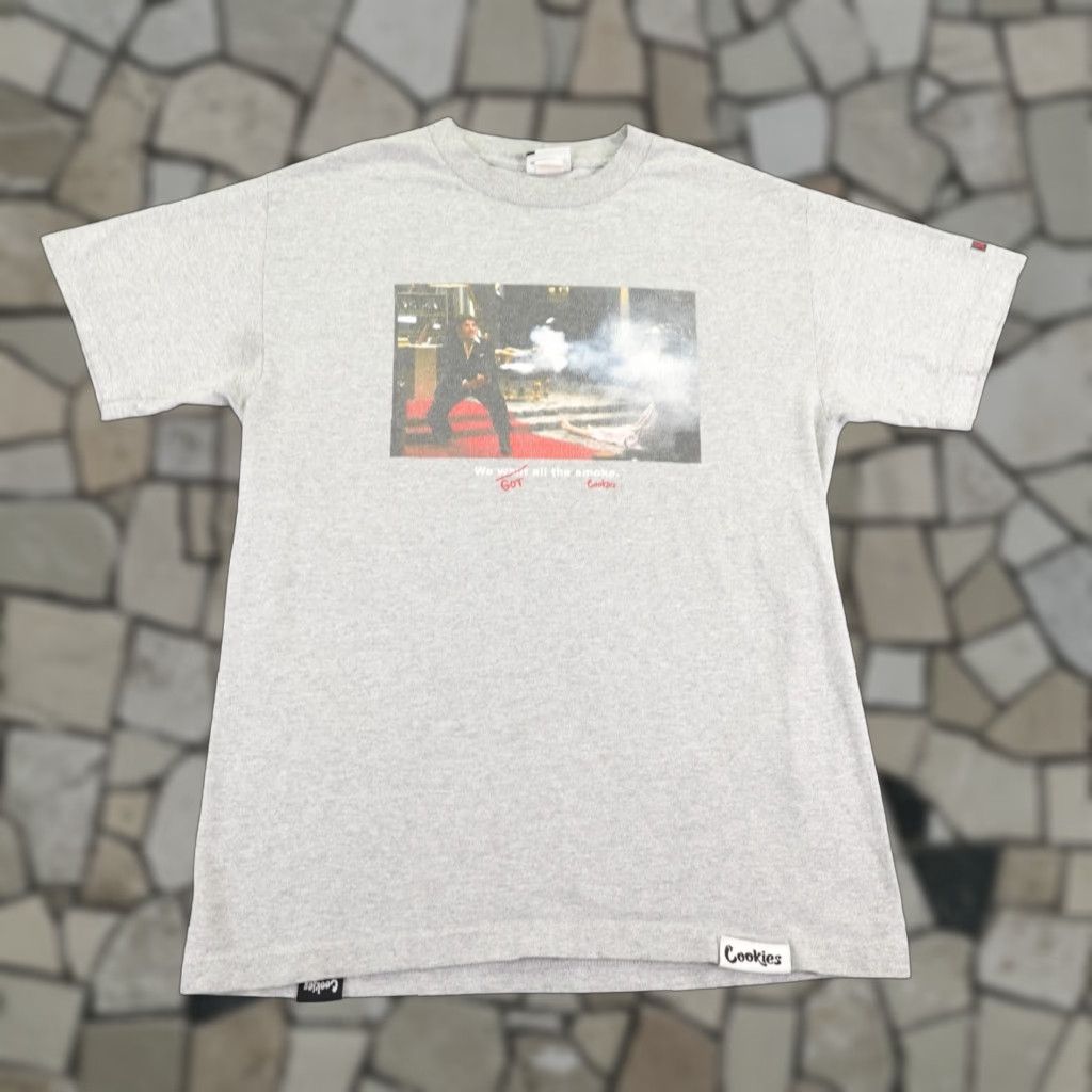 Vintage Cookies Scarface T-Shirt Men M Gray Logo Short Sleeve Crew Neck Size US M / EU 48-50 / 2 - 1 Thumbnail