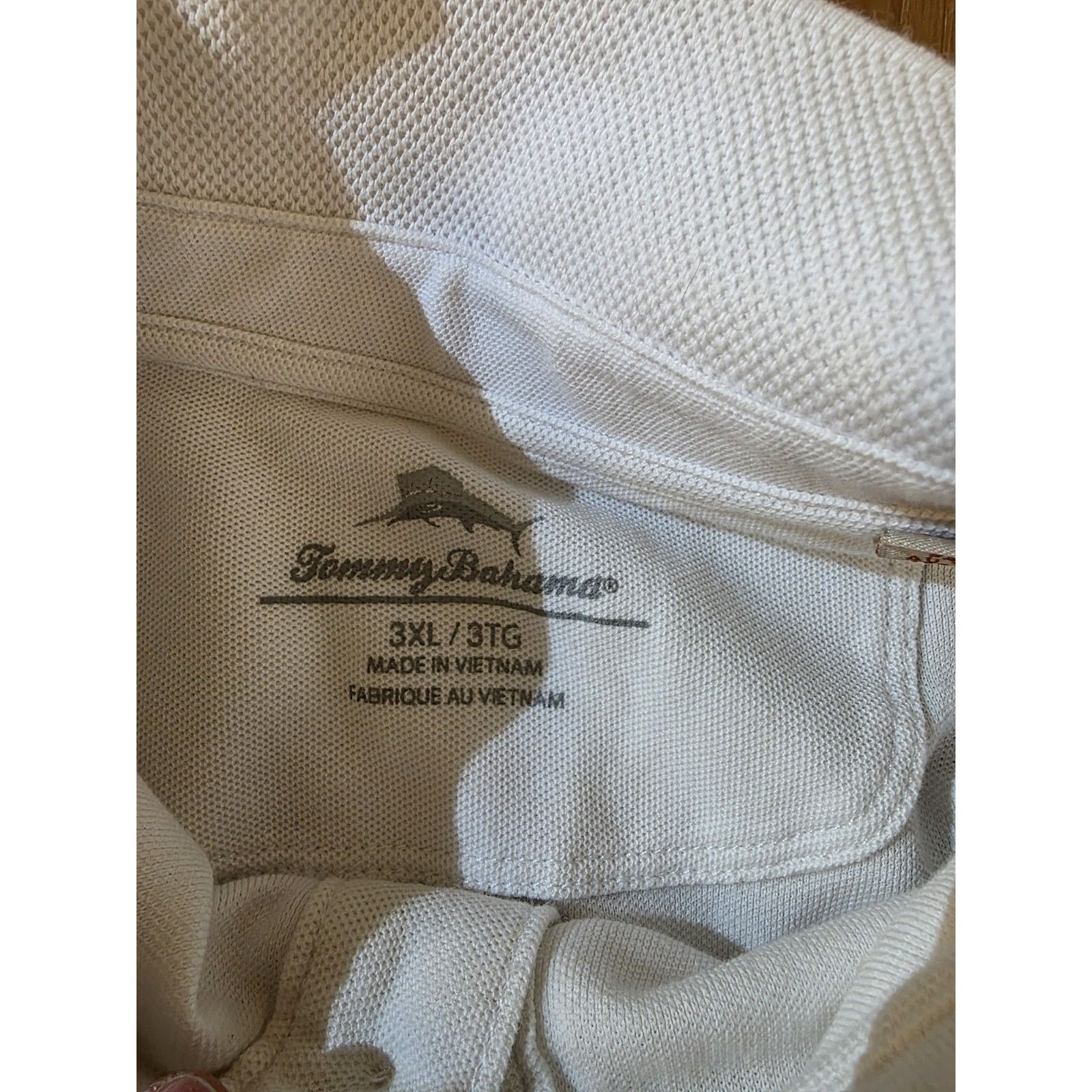 Tommy Bahama Tommy Bahama Men's White Size 3XL Short Sleeve Golf Shirt Size US XXL / EU 58 / 5 - 5 Thumbnail