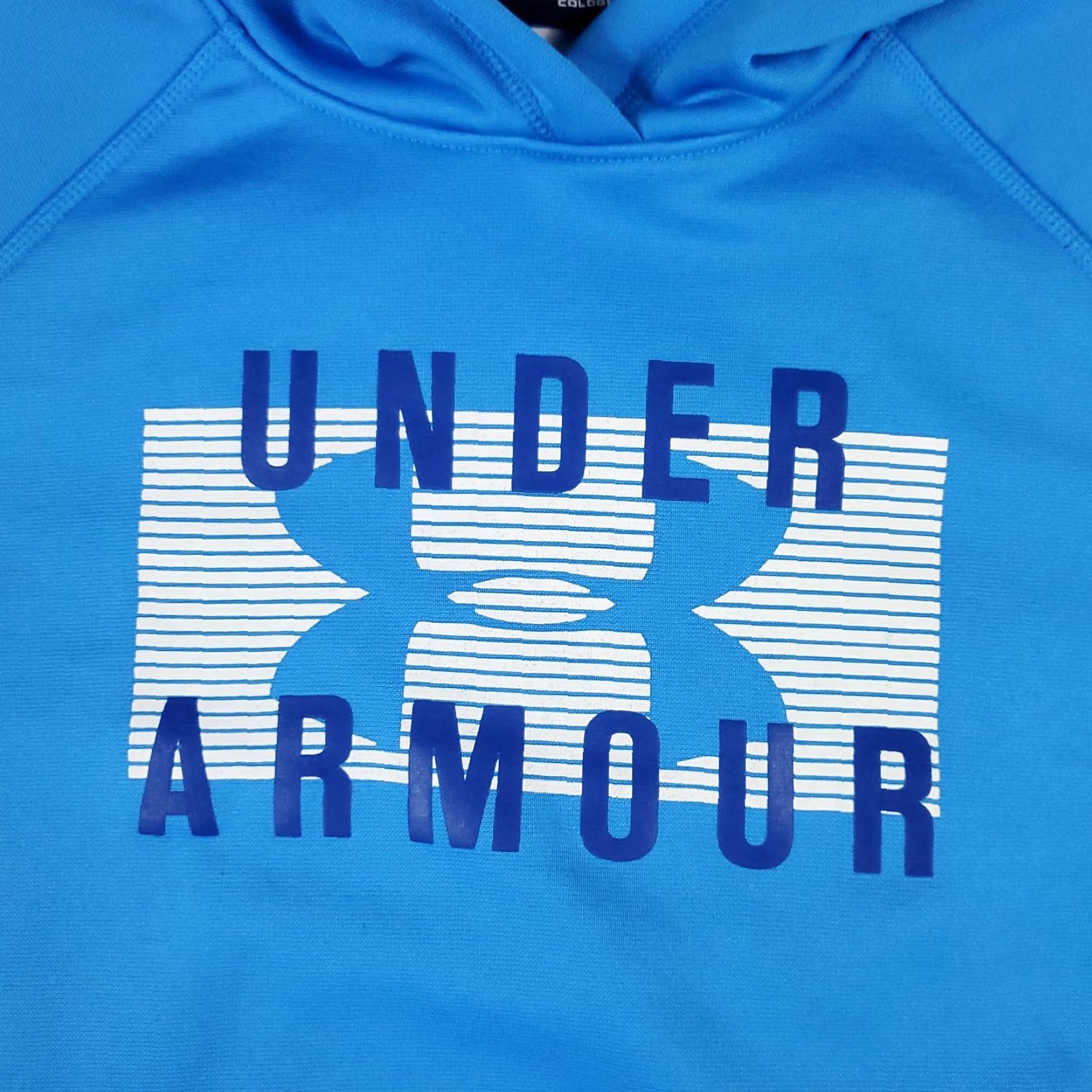 Under Armour Under Armour Hoodie Mens S Blue Pullover Sweatshirt Casual Mock Neck Logo Sweatshirt Size US S / EU 44-46 / 1 - 2 Thumbnail
