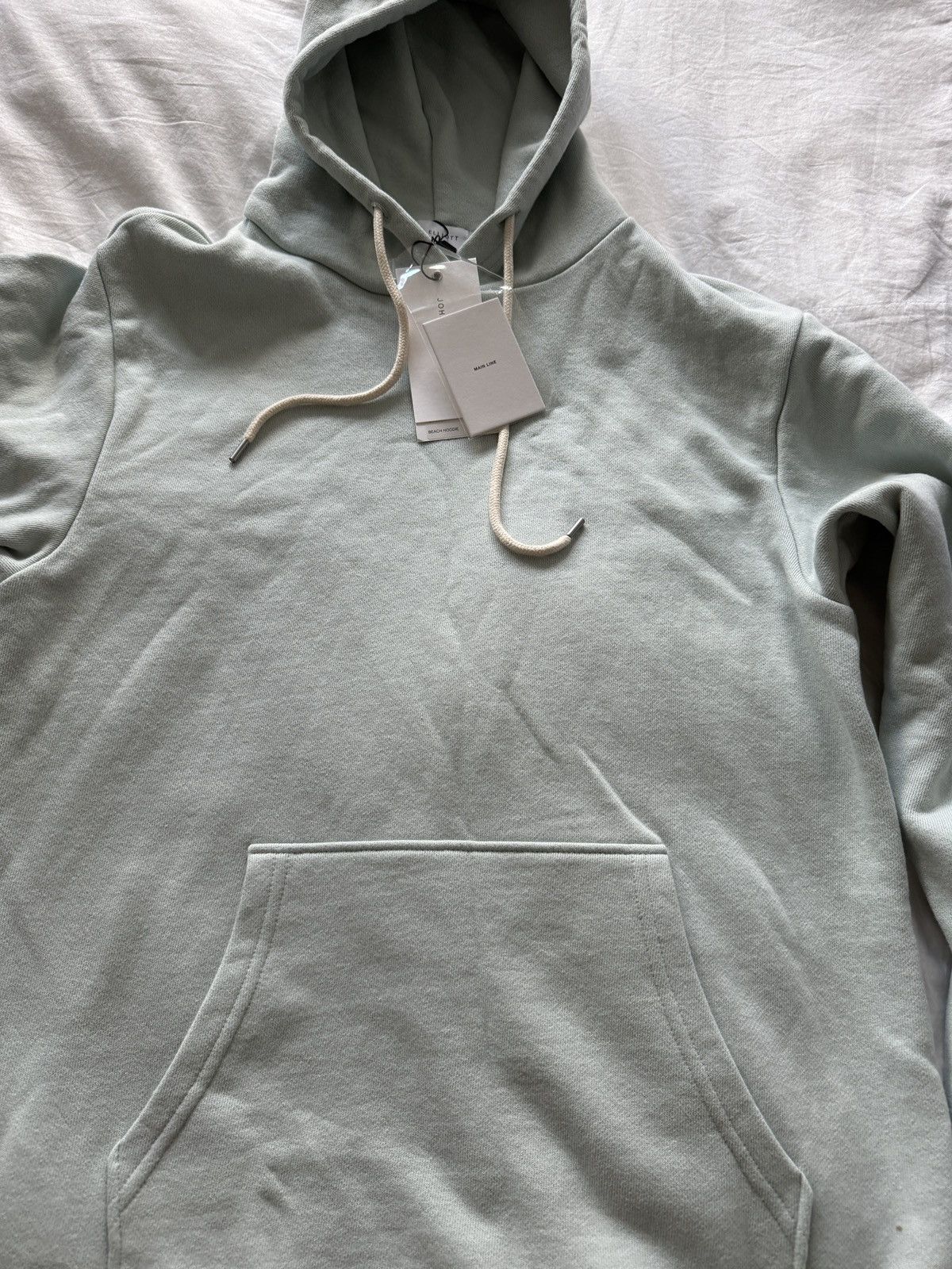 John Elliott Beach Hoodie Glacier Medium