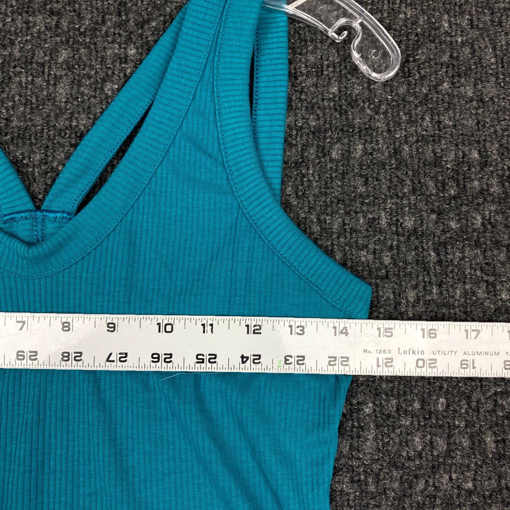 Nike VINTAGE Womens Nike Activewear Tank Top Teal Blue Racerback Ribbed Size 6 Size M / US 6-8 / IT 42-44 - 4 Thumbnail