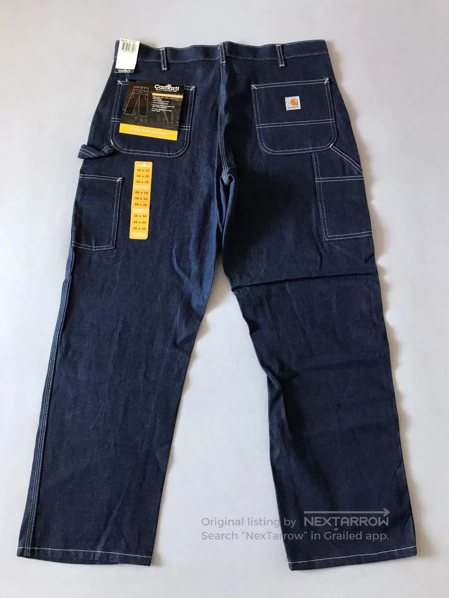 Carhartt Carhartt B03 Raw Denim Jeans W36L30. Size US 36 / EU 52 - 3 Thumbnail