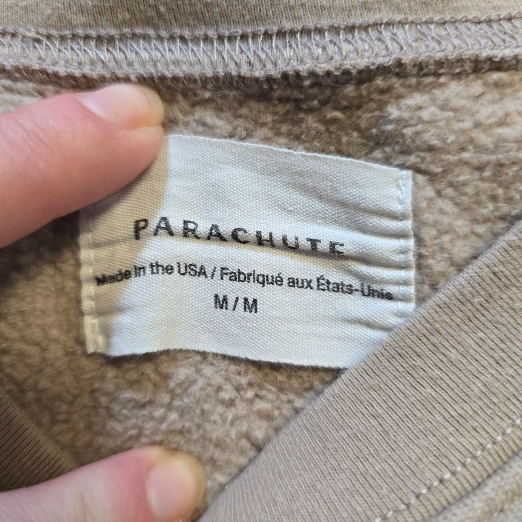 Vintage Parachute Sweatshirt Women Size Medium Beige Crew Neck Long Sleeve Casual Lounge Size M / US 6-8 / IT 42-44 - 4 Thumbnail