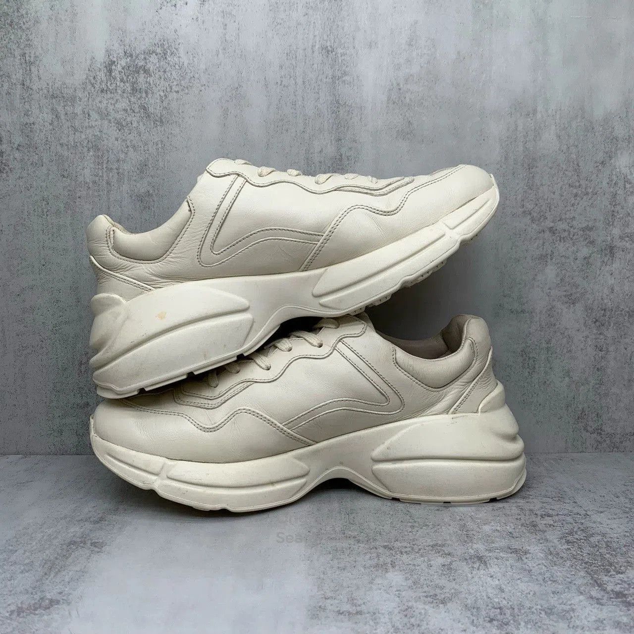 Gucci Gucci Ivory Wave Dad Sneakers. Size US 7 / EU 40 - 3 Thumbnail