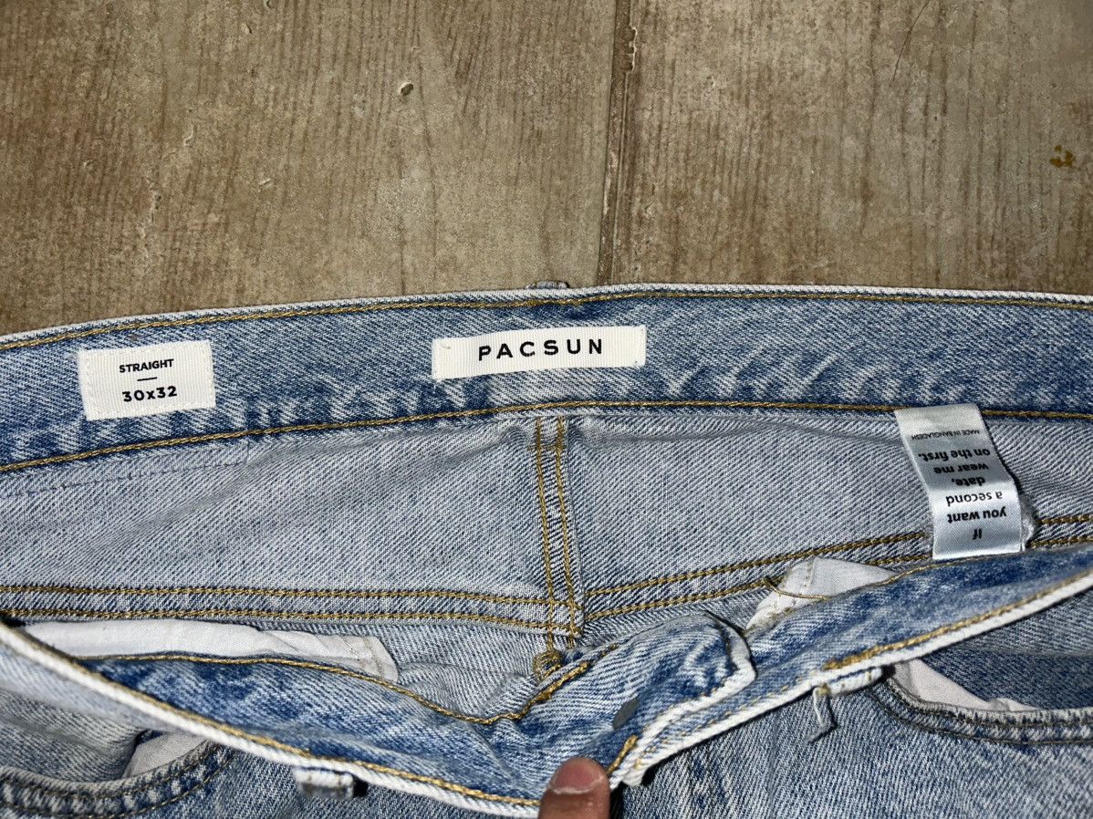 Pacsun Pacsun Straight Jeans (Light Blue) Size US 30 / EU 46 - 3 Thumbnail