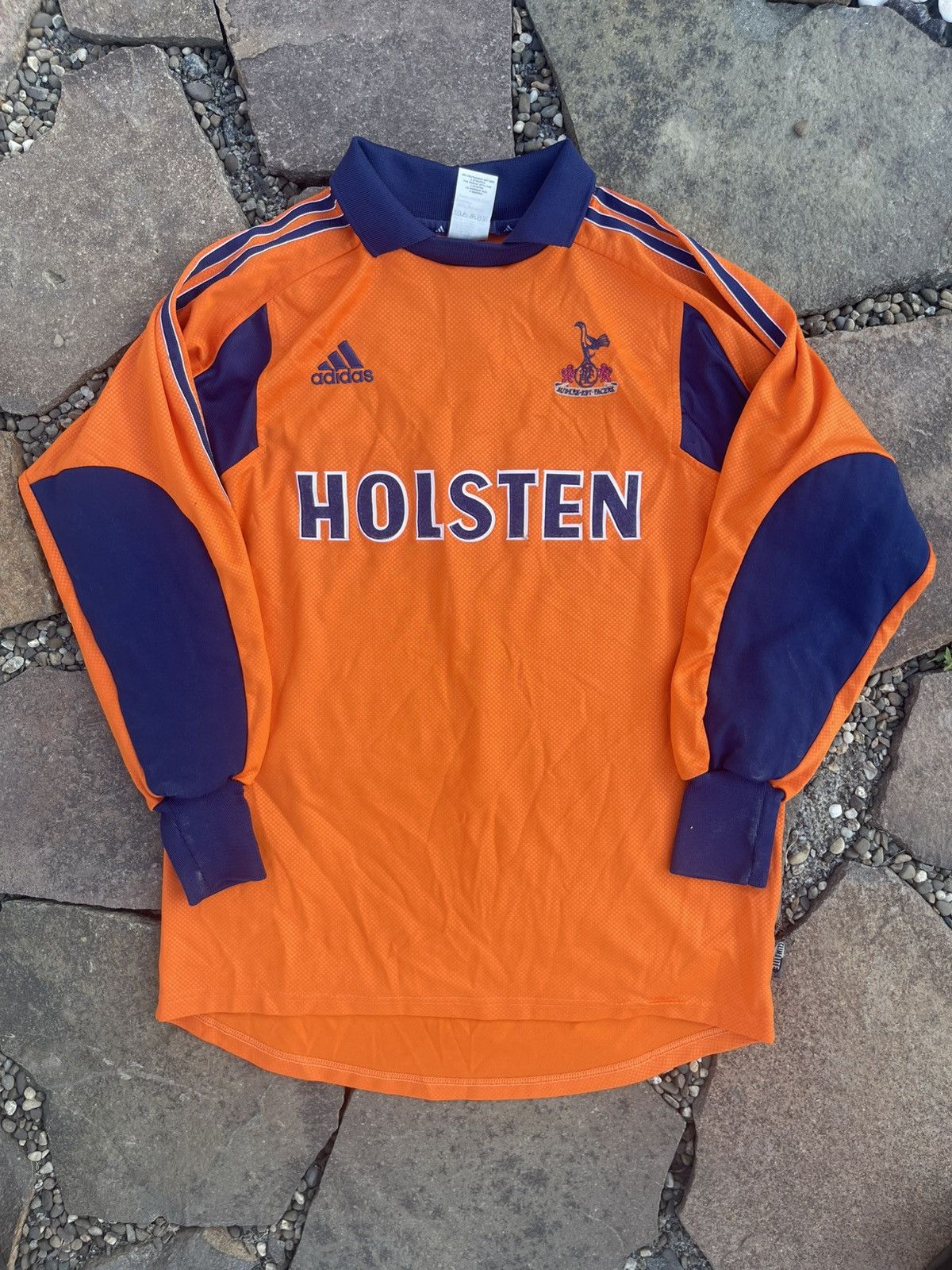 Adidas 2000 Adidas Tottenham Vintage goalkeeper Longsleeve jersey Size US S / EU 44-46 / 1 - 2 Thumbnail