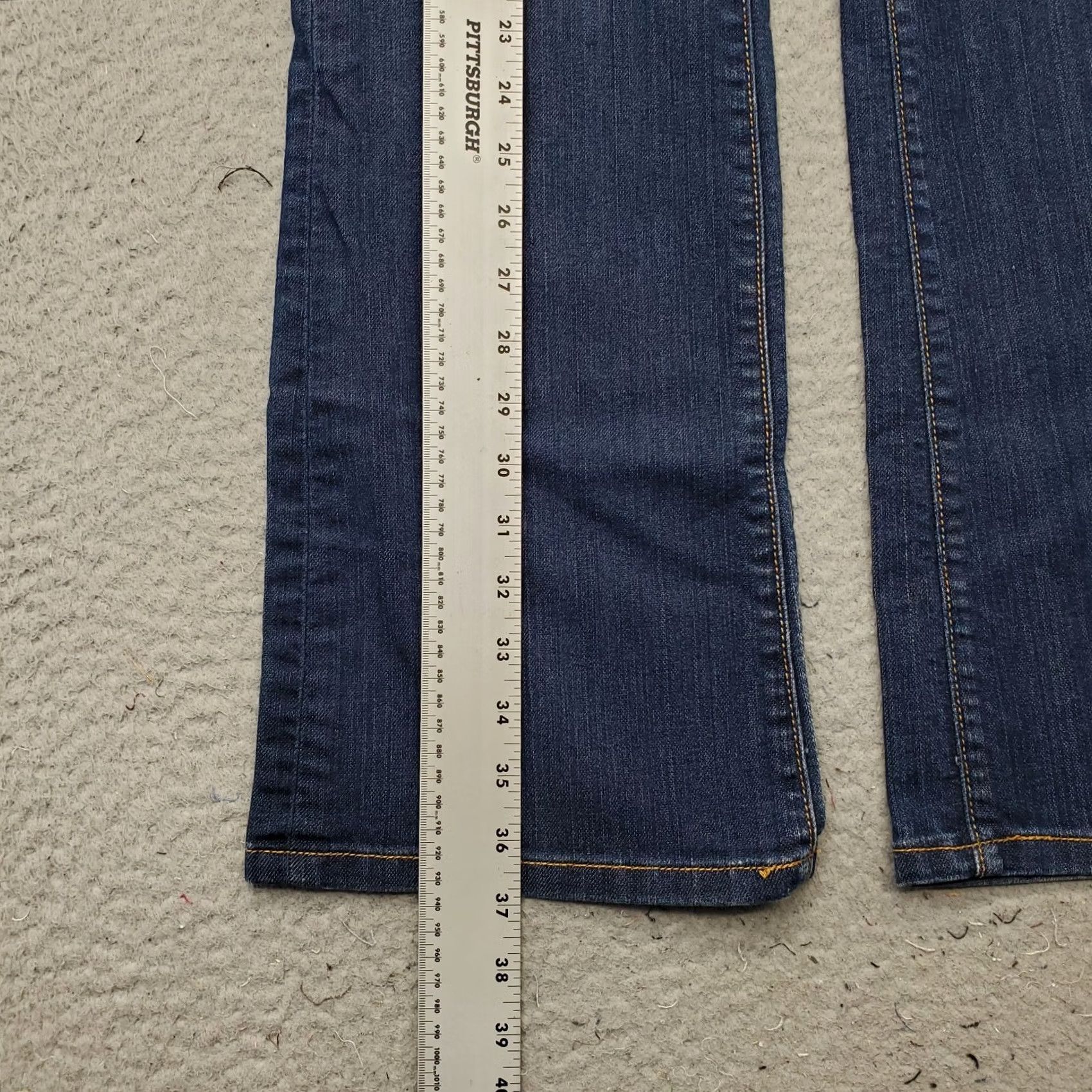 Loft LOFT Jeans Womens Petites 10P Blue Denim Stretch Bootcut 5-Pocket Button Closure Casual Streetwear Mens/ Womens Size 32" / US 10 / IT 46 - 3 Thumbnail