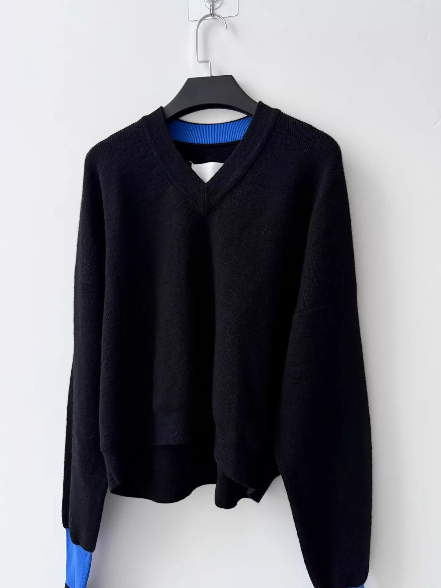 Maison Margiela Maison Margiela FW18 Colorblocked Wool LS Top Women's S Size S / US 4 / IT 40 - 4 Thumbnail