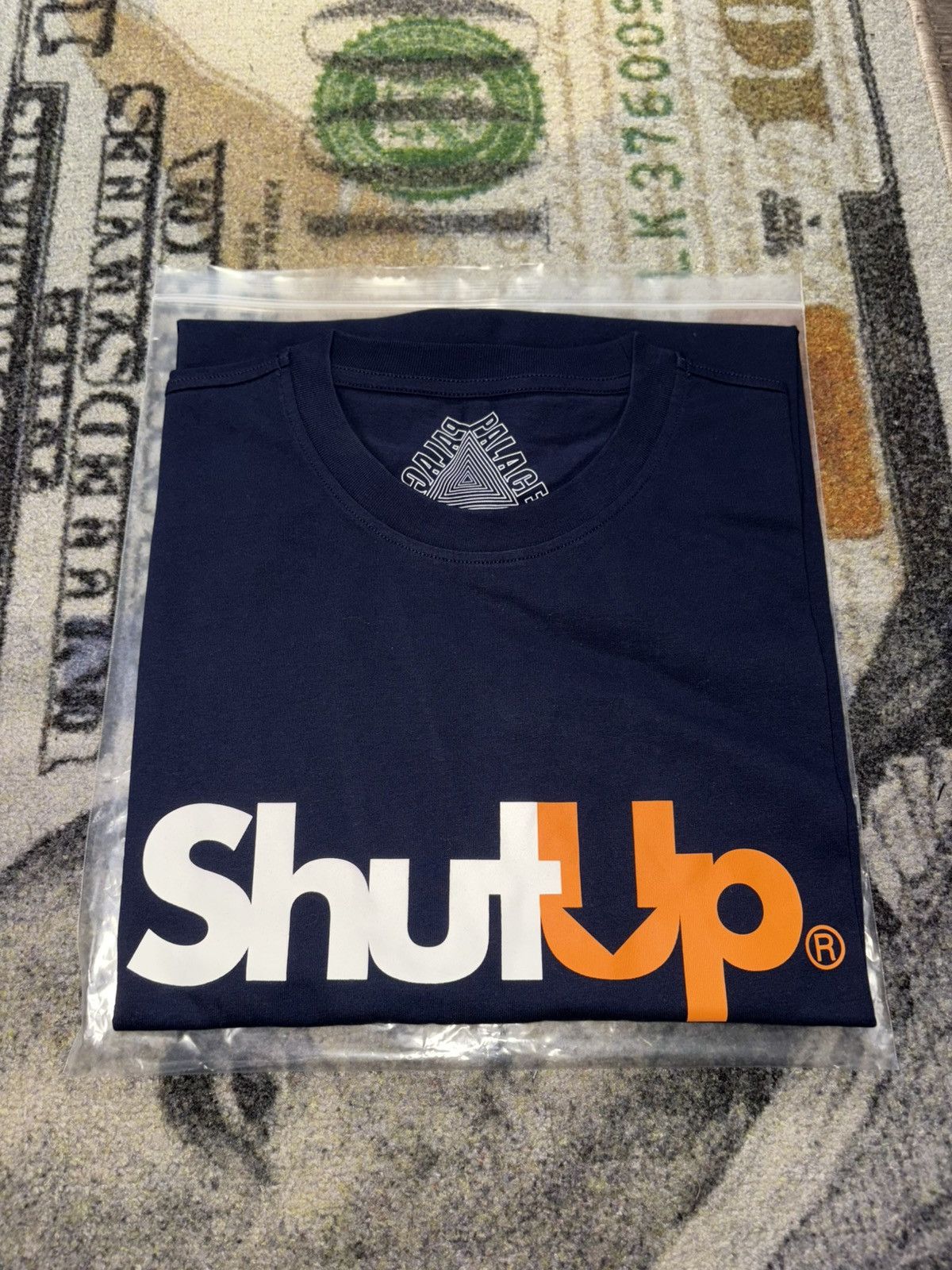 Palace Palace Shut Up FedEx T-Shirt Navy Size US XXL / EU 58 / 5 - 2 Thumbnail