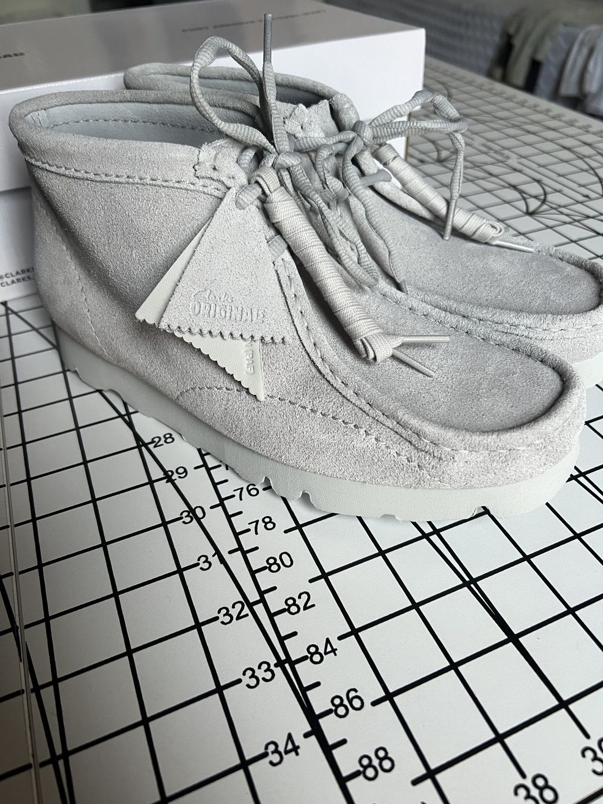 Clarks Clarks x Post Archive Faction PAF Wallabee grey blue sz 9 Size US 9 / EU 42 - 1 Thumbnail