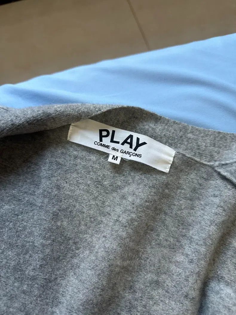 Comme des Garcons Comme Des Garcons Cashmere Cardigan with Classic Black Hea Size M / US 6-8 / IT 42-44 - 2 Thumbnail