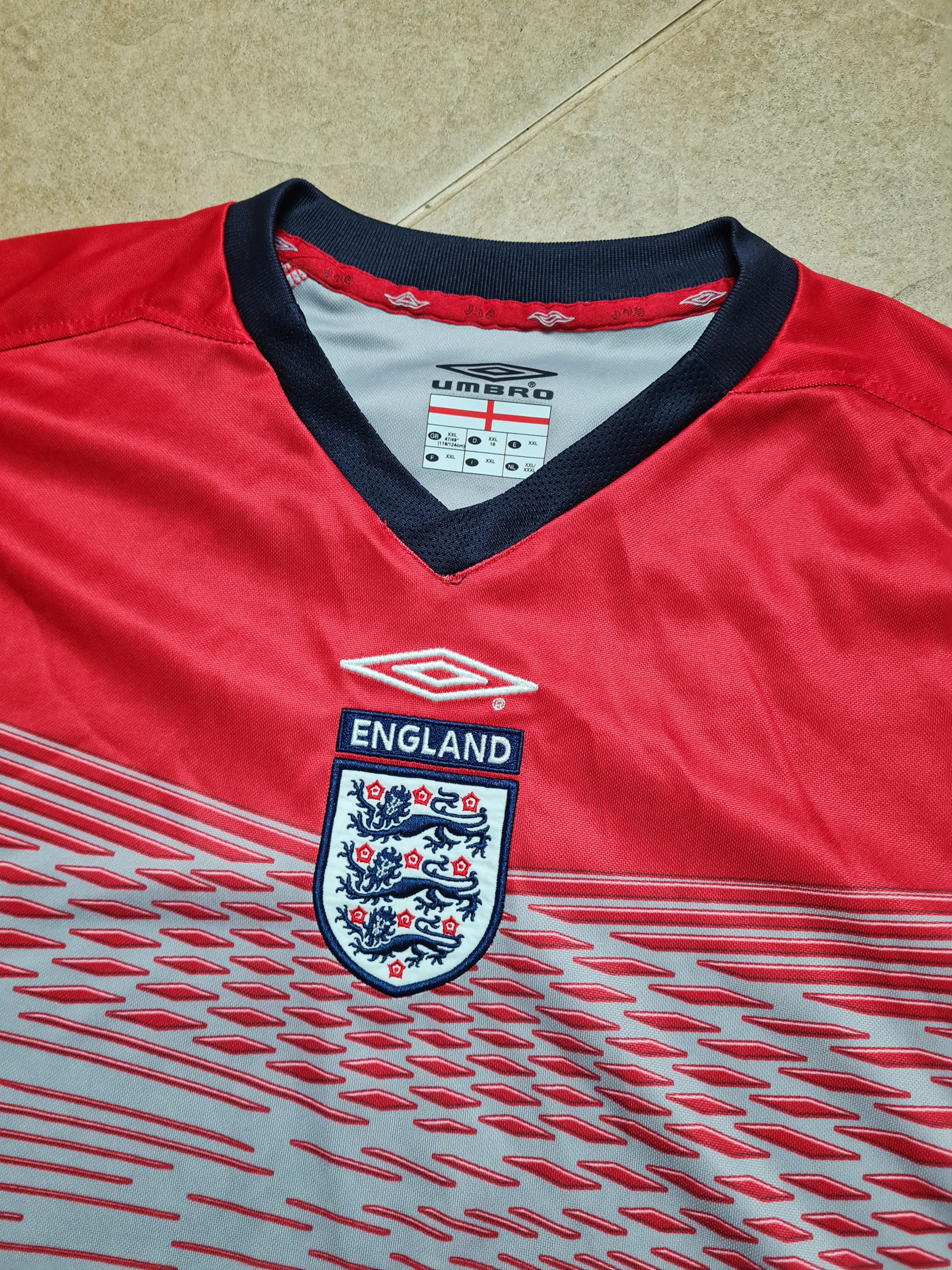 Umbro UMBRO England National Team Vintage Football Soccer Jersey Size US XXL / EU 58 / 5 - 11 Thumbnail