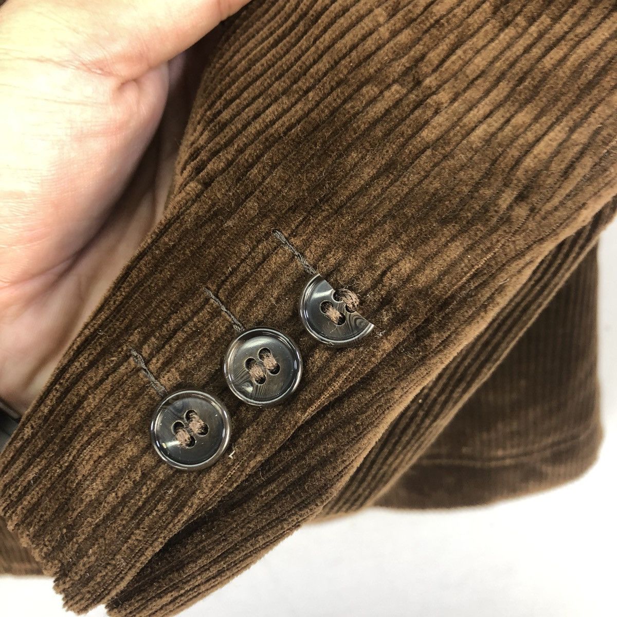 Lanvin Lanvin Luxury Corduroy Blazer Jacket Size US XS / EU 42 / 0 - 10 Thumbnail