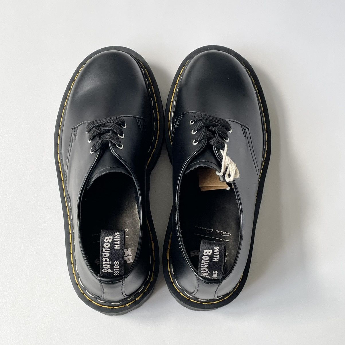 Dr. Martens × Rick Owens ‘Bex 1461’ Black Leather Shoes Size US 8 / IT 38 - 9 Thumbnail