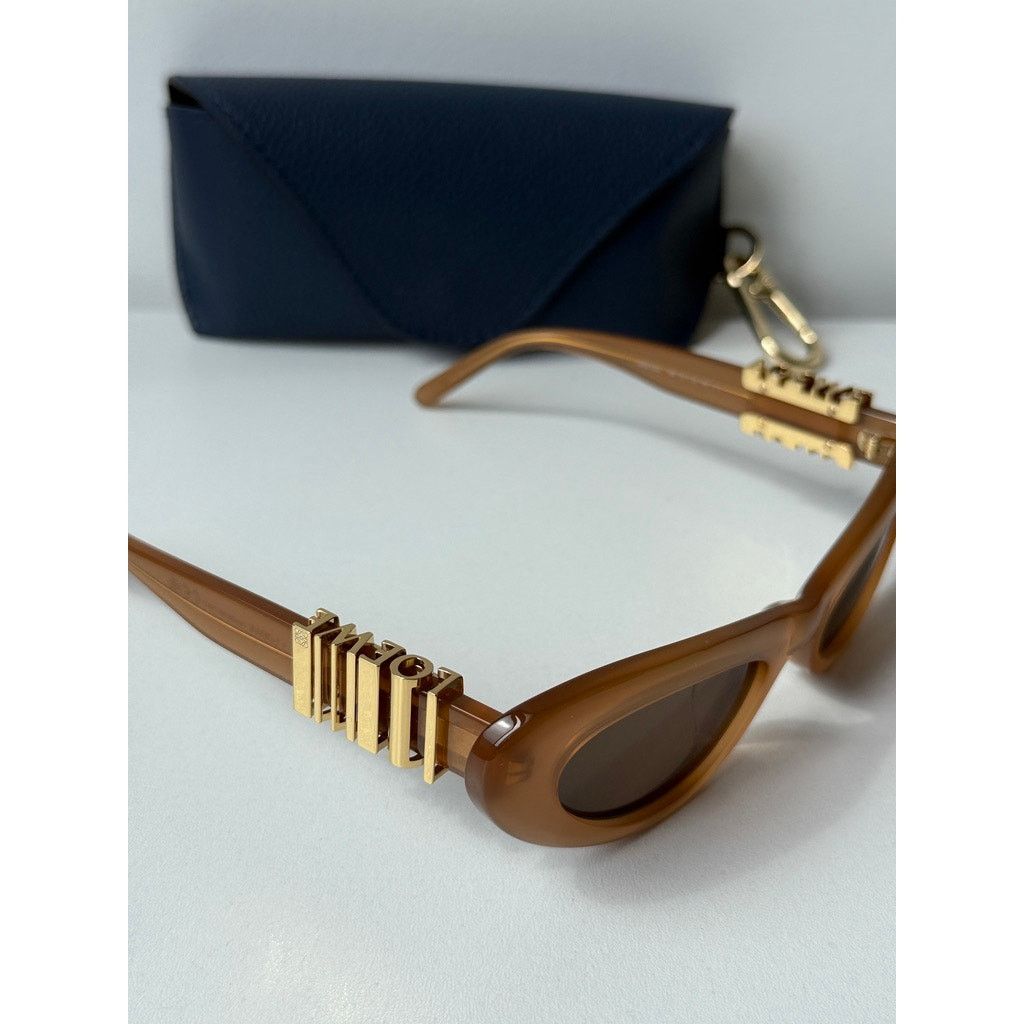 Loewe NEW Loewe LW40156U Cat Eye Sunglasses in Brown Size ONE SIZE - 6 Thumbnail