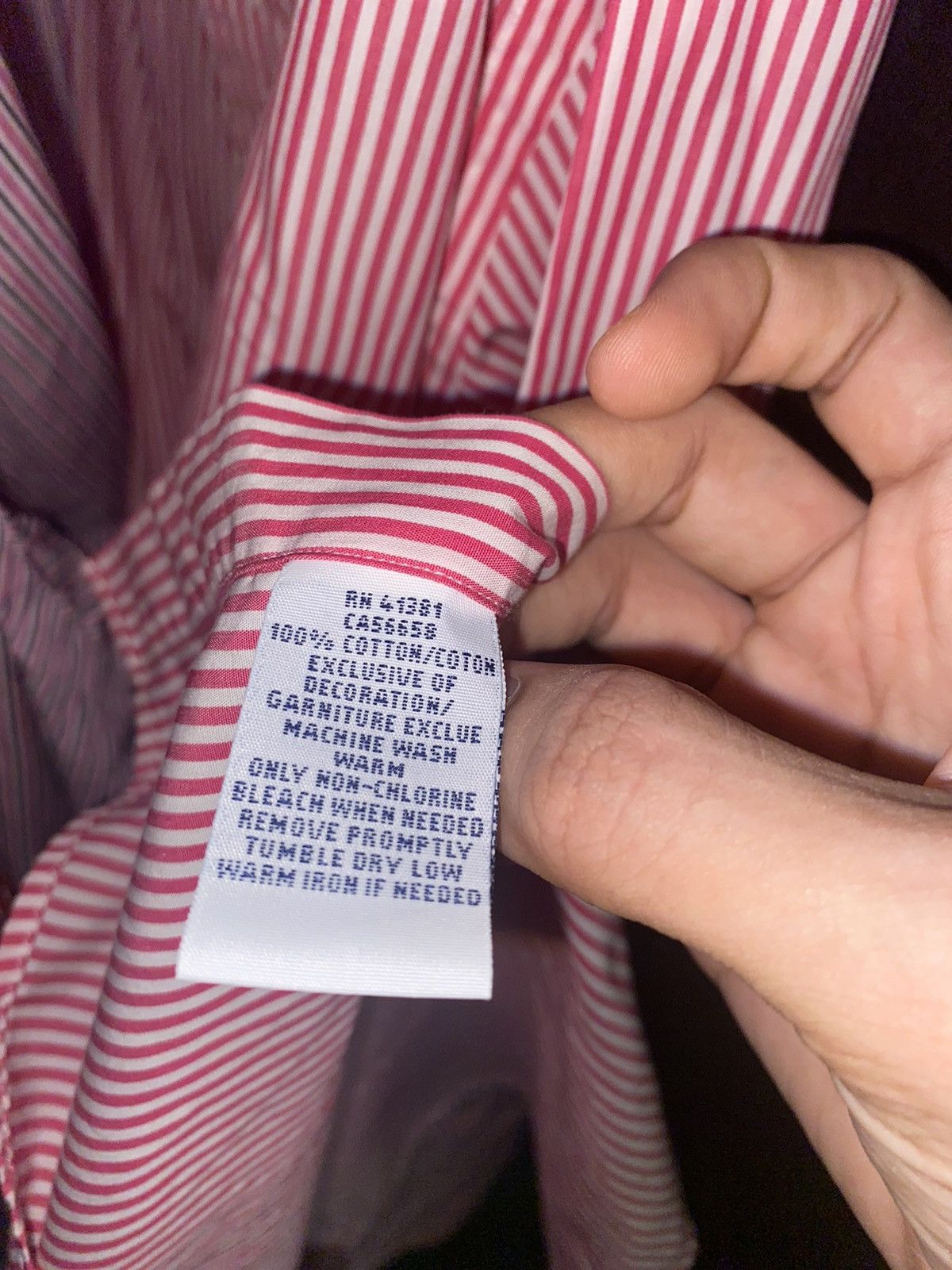Polo Ralph Lauren Polo Ralph Lauren Pink Stripe Long Sleeved Button Up Shirt Size XL / US 12-14 / IT 48-50 - 4 Thumbnail