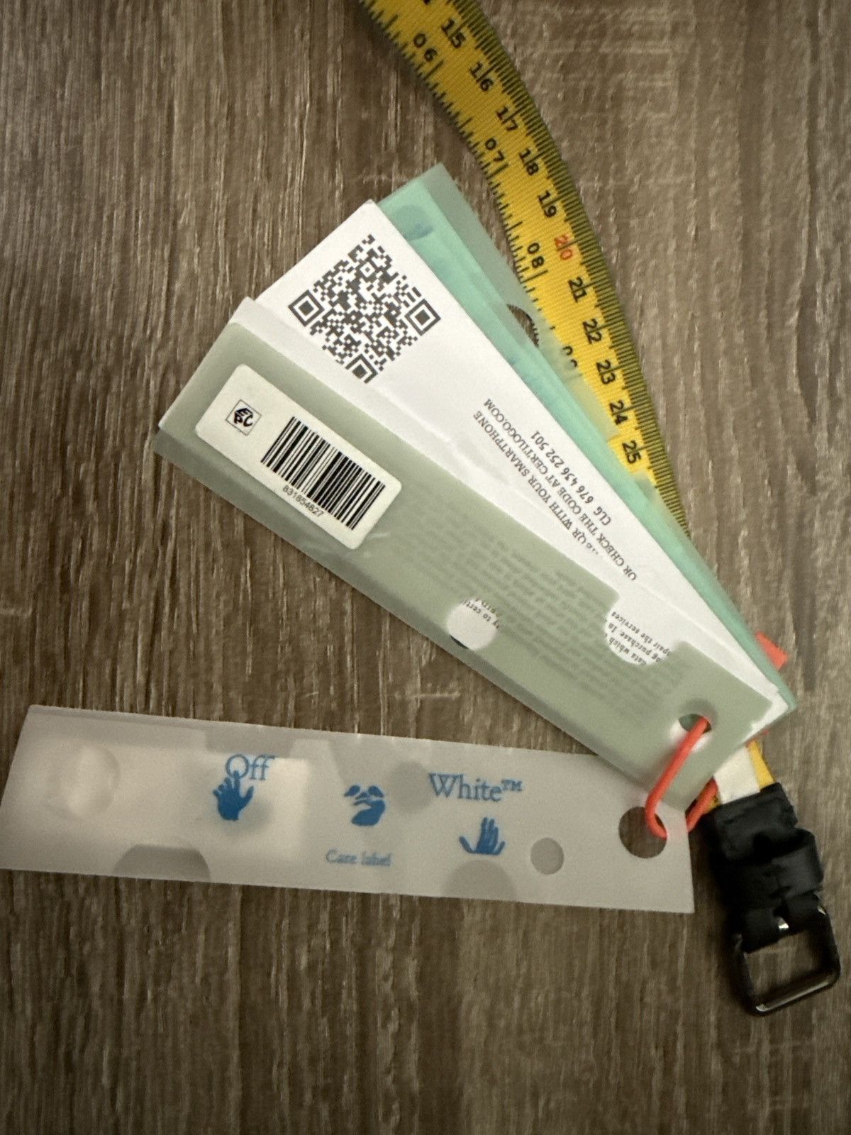Off-White Off-White Womens Reversible Measuring Tape Belt Size ONE SIZE - 8 Thumbnail