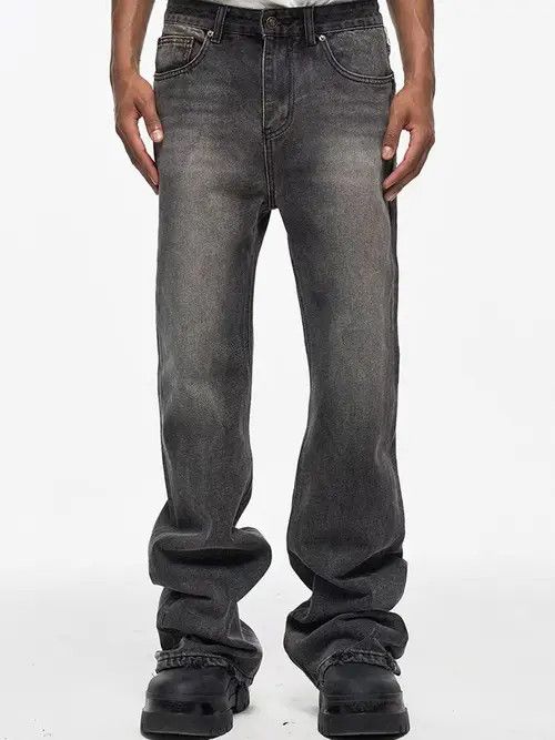 Jean High street vintage style washed bootcut jeans Size US 34 / EU 50 - 3 Thumbnail