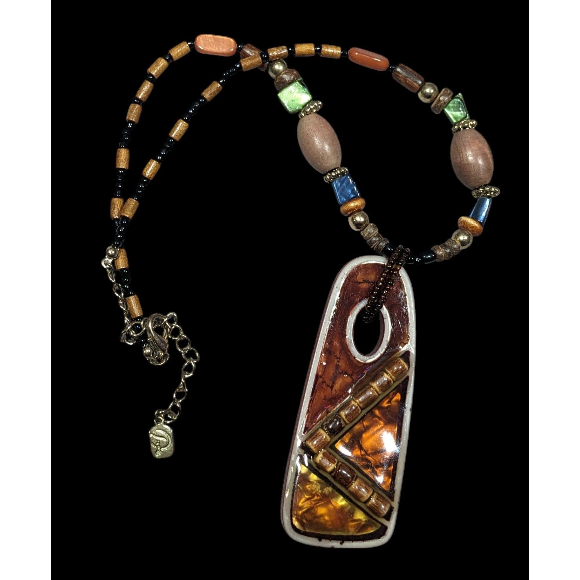 Other You & I Chunky Bohemian Abstract Pendant Necklace Size ONE SIZE - 1 Thumbnail