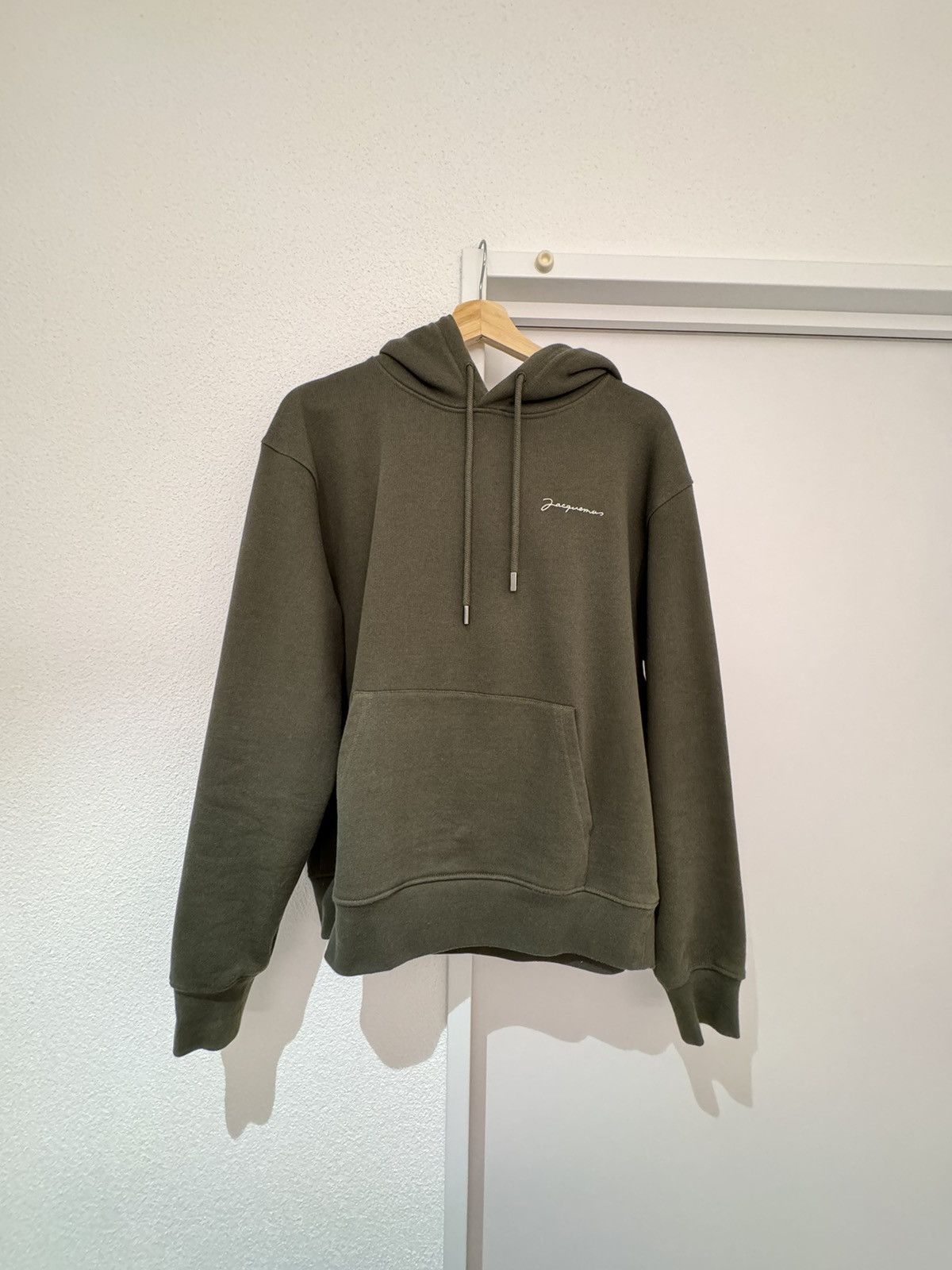 image of Jacquemus Hoodie in Olive, Men's (Size Small)