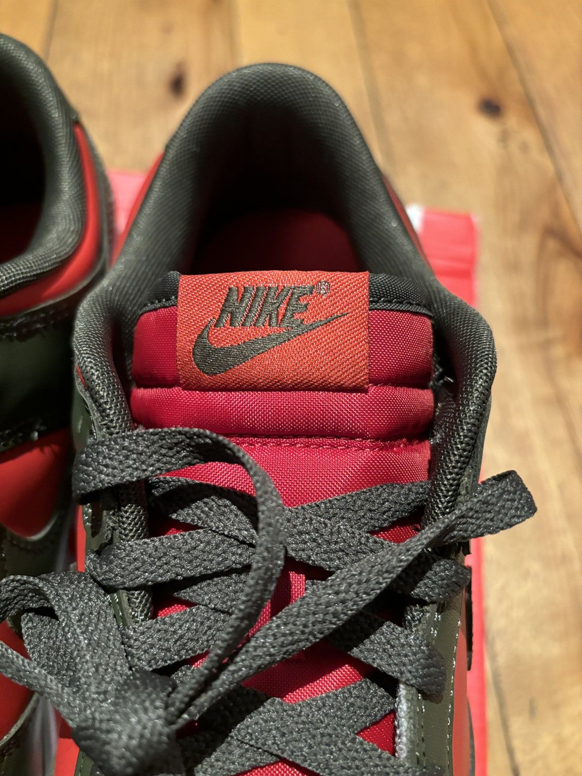Nike Nike Dunk Low Mystic Red Cargo Khaki Size US 11.5 / EU 44-45 - 5 Thumbnail