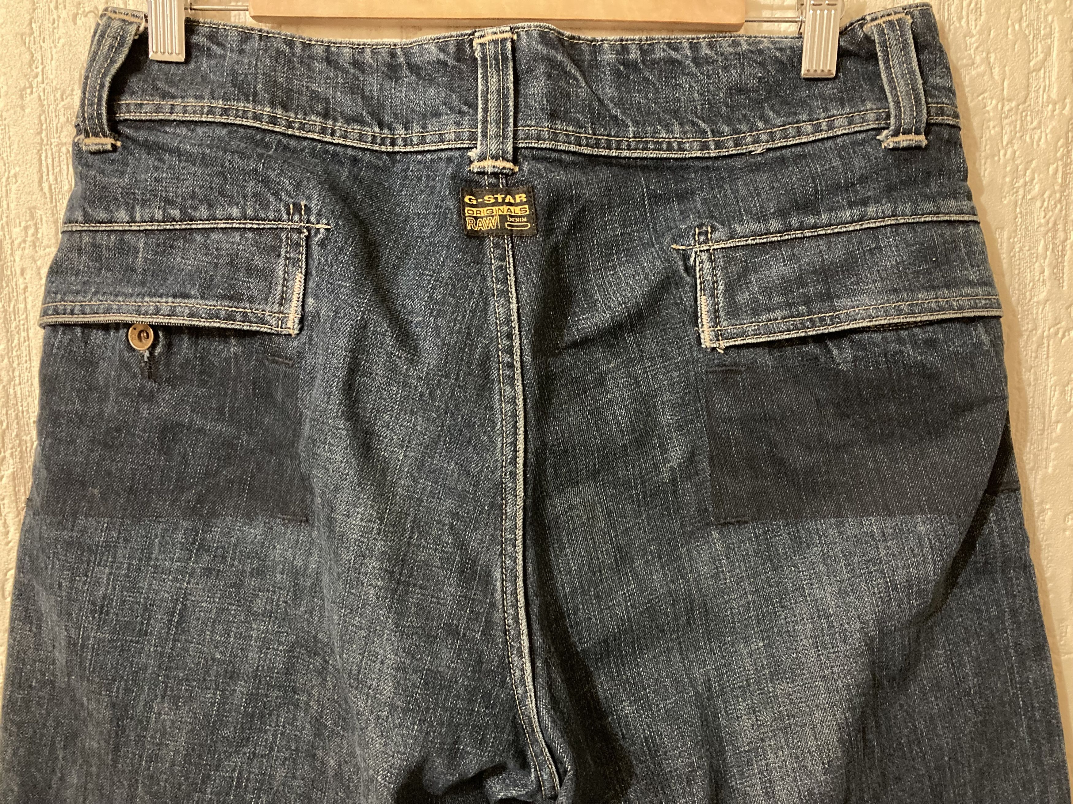 G-Star × Vintage Vintage G Star S.C. Eager Jeans Wide Straight Jeans. Size US 32 / EU 48 - 4 Thumbnail